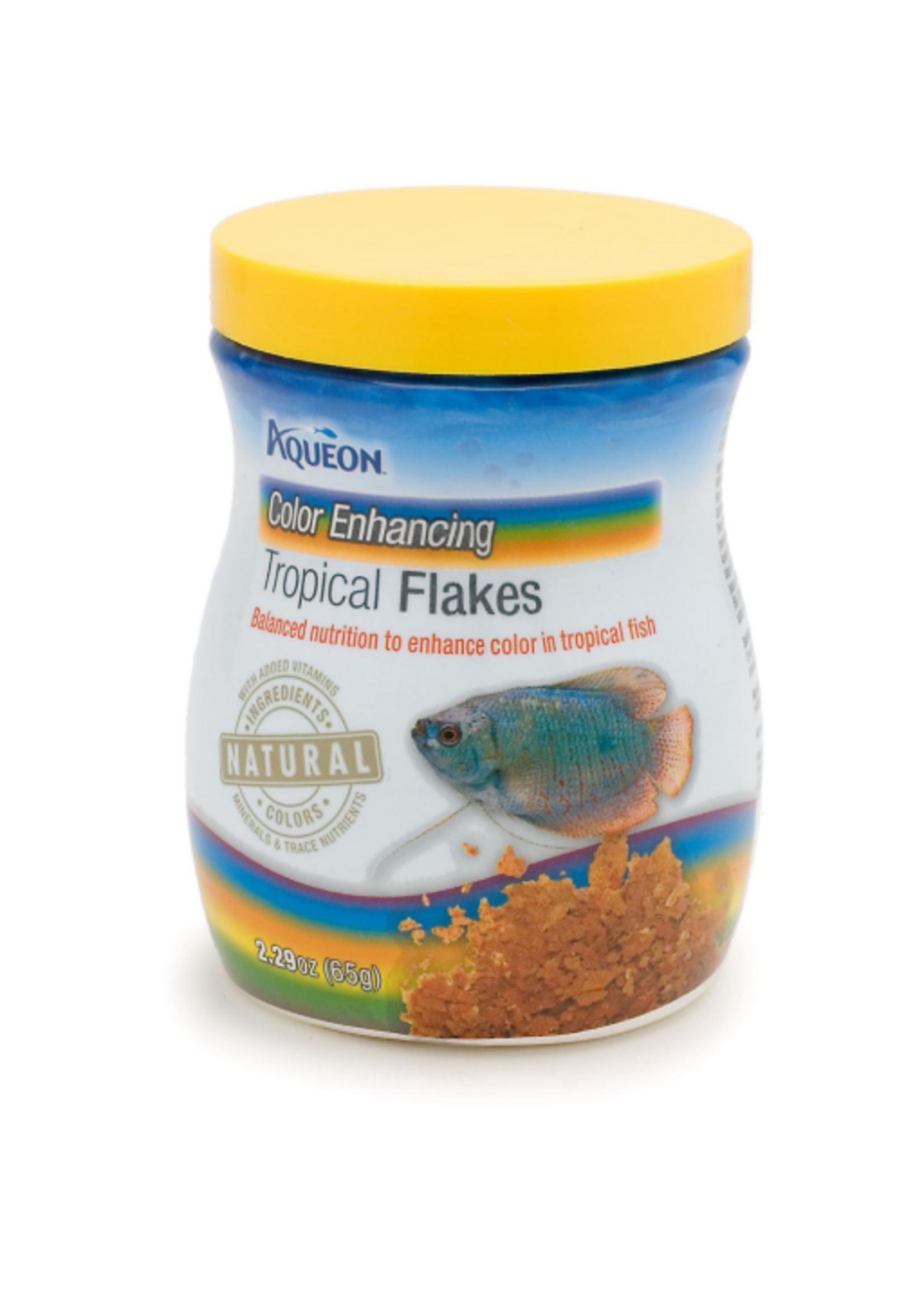 Aqueon Aqueon Color Enhancing Tropical Flakes Fish Food - 2.2 oz