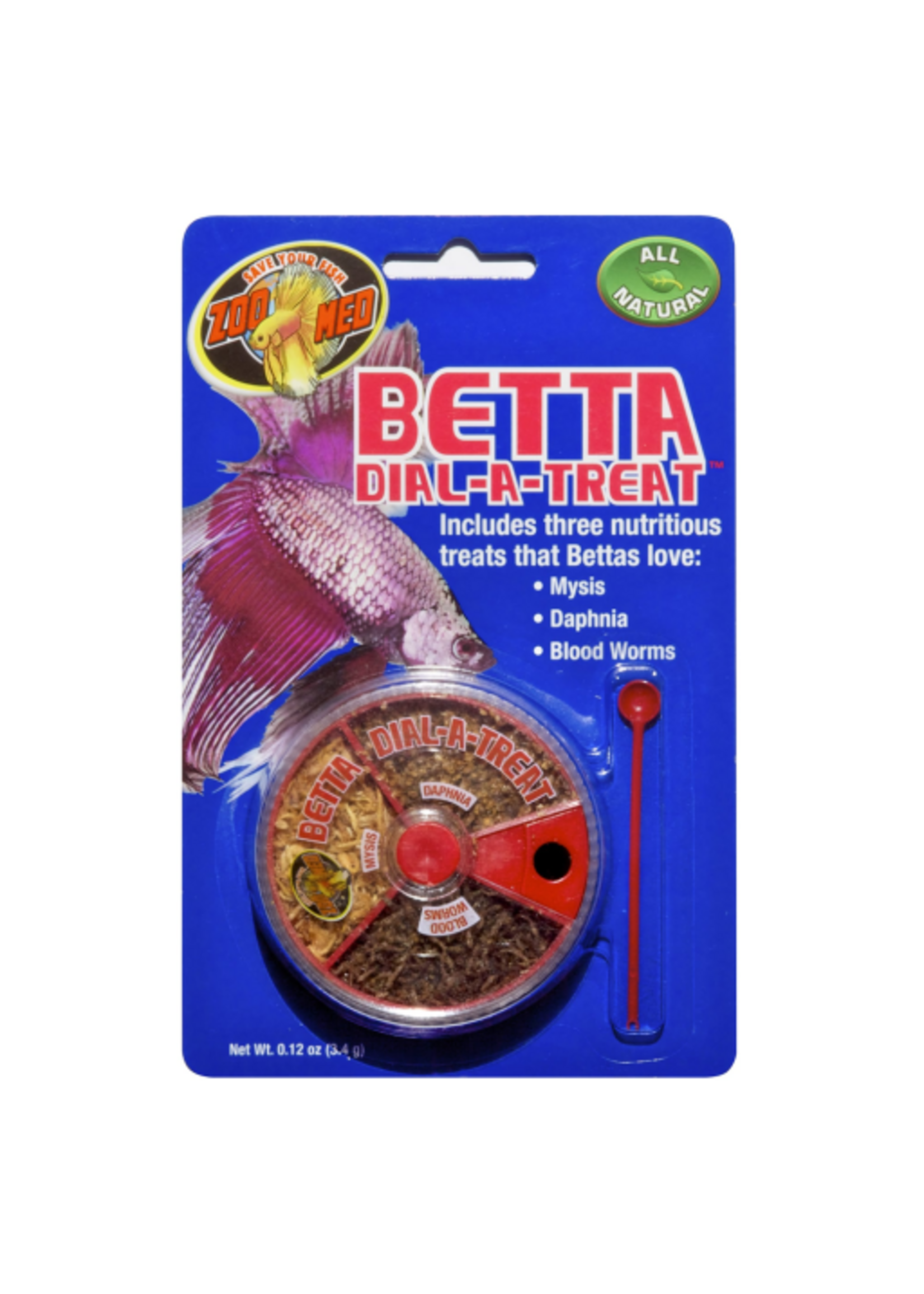Zoo Med Zoo Med Food Betta Dial-a-Treat Includes Mysis Daphnia Blood Worms Fish