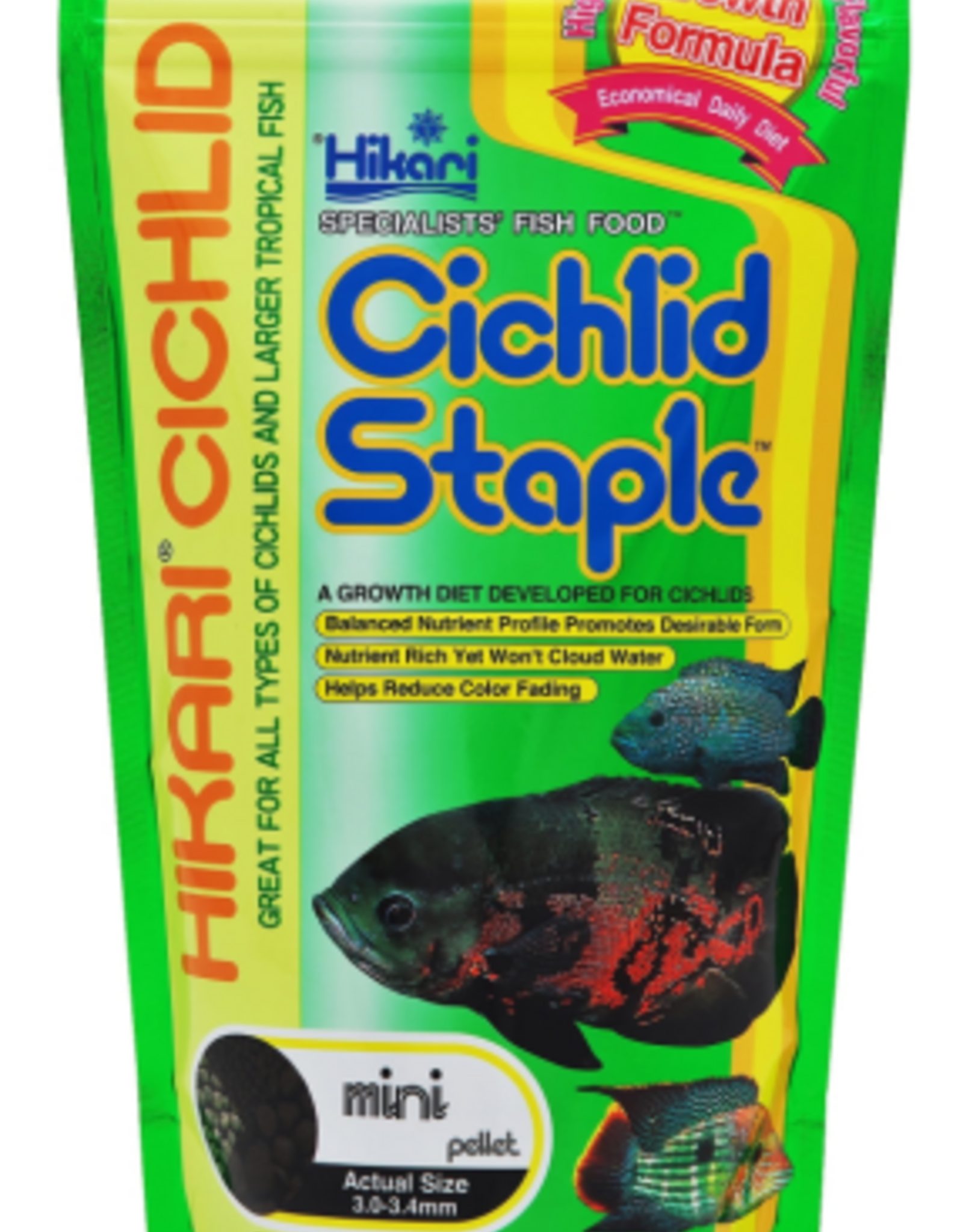 Hikari Hikari USA Cichlid Staple Pellets Fish Food 2 oz