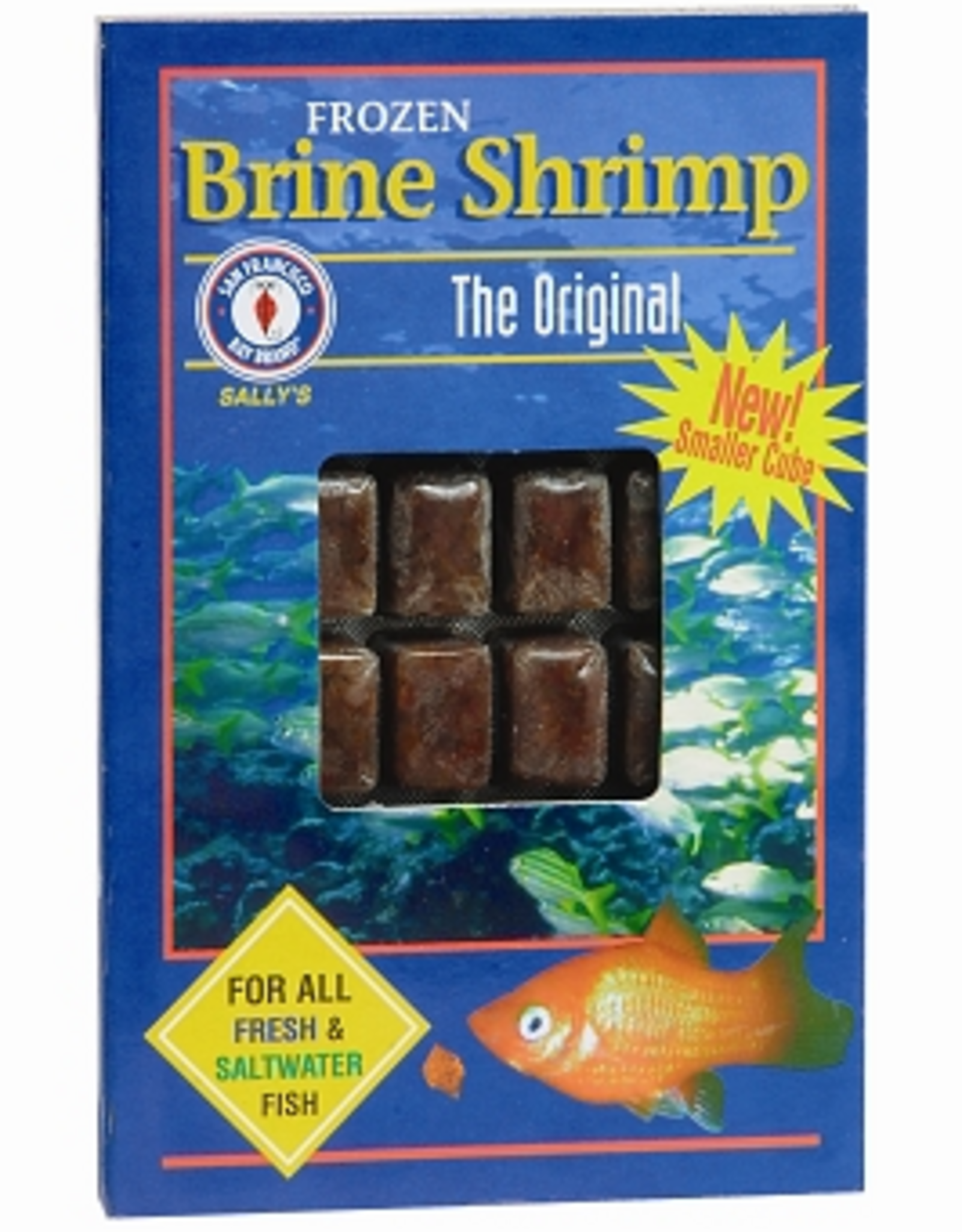 San Francisco Bay Brand SAN FRANCISCO BAY BRAND FROZEN BRINE SHRIMP CUBE 100G