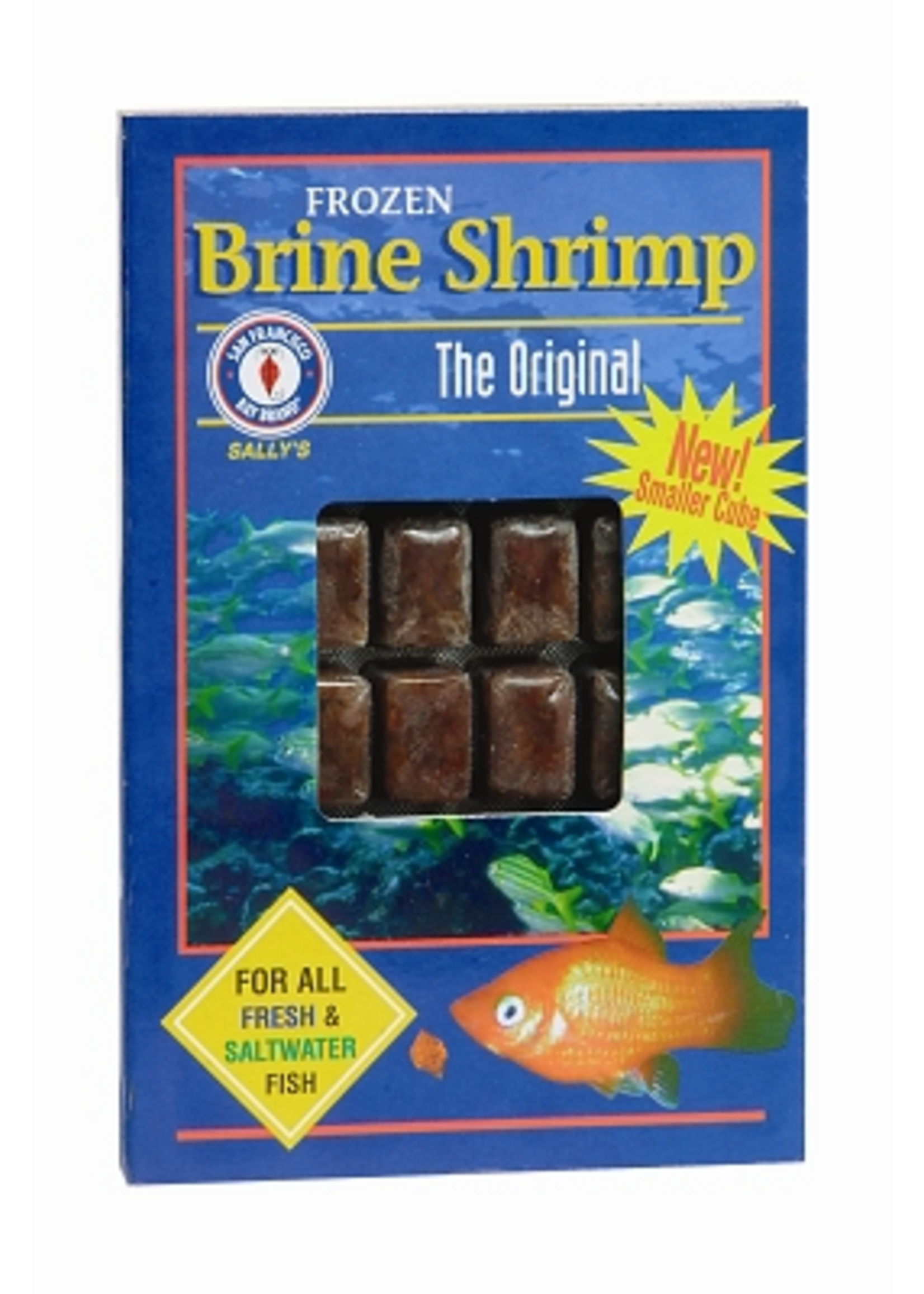San Francisco Bay Brand SAN FRANCISCO BAY BRAND FROZEN BRINE SHRIMP CUBE 100G