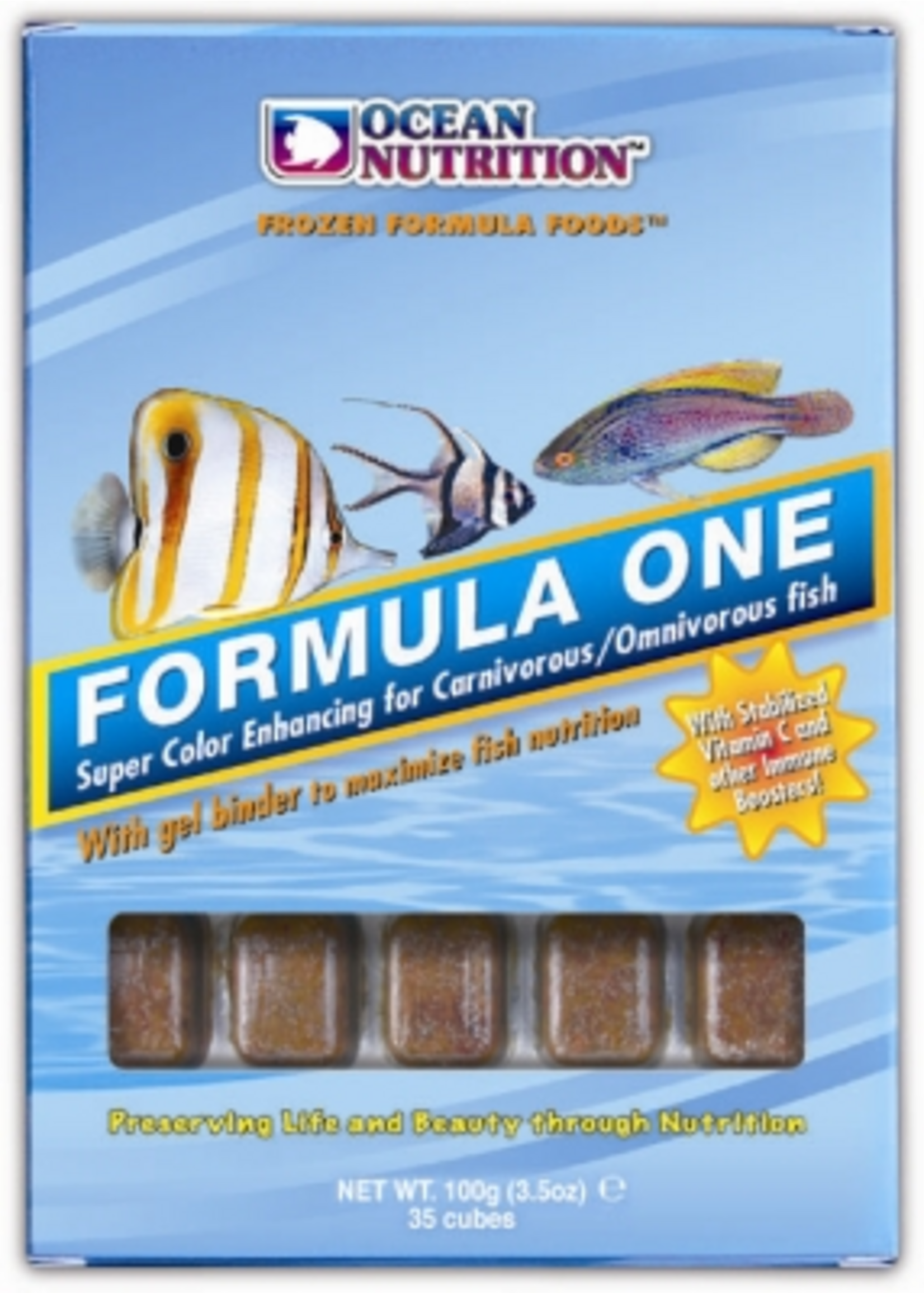 Ocean Nutrition Ocean Nutrition Frozen Fish Food Formula One - 7 oz