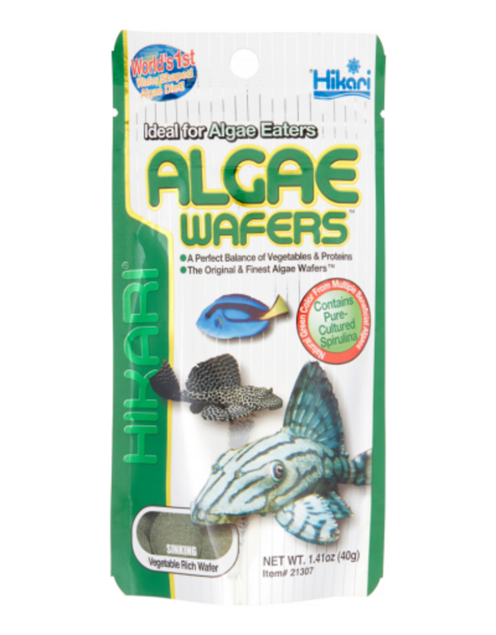 Hikari Hikari USA Algae Wafers Rapidly Sinking Wafer Fish Food  1.41 oz