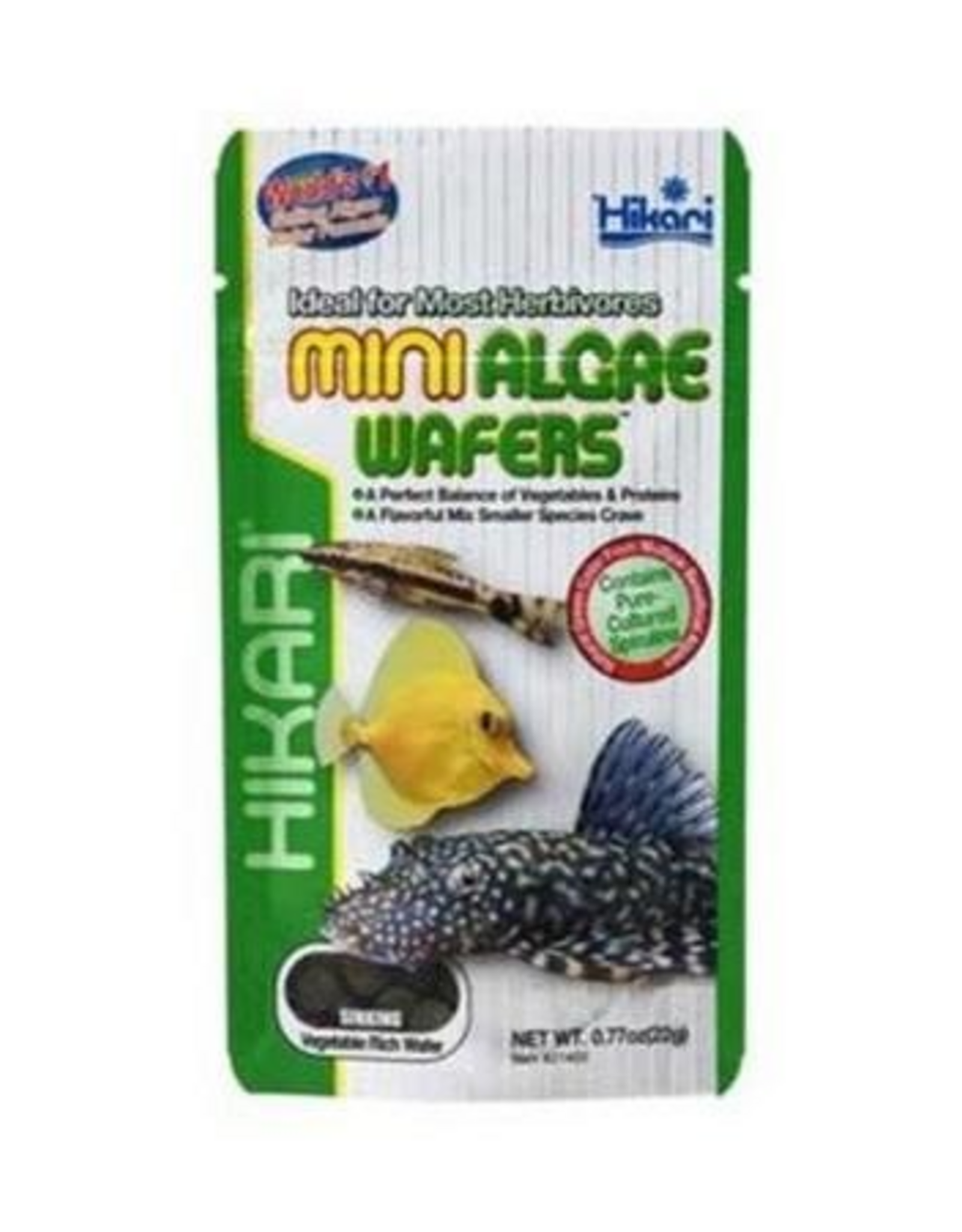 Hikari Hikari USA Algae Wafers Sinking Wafer Fish Food  0.77 oz  Mini