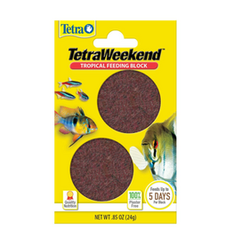Tetra Tetra Weekend Tropical Feeding Blocks  - 0.85 oz. 2 Blocks