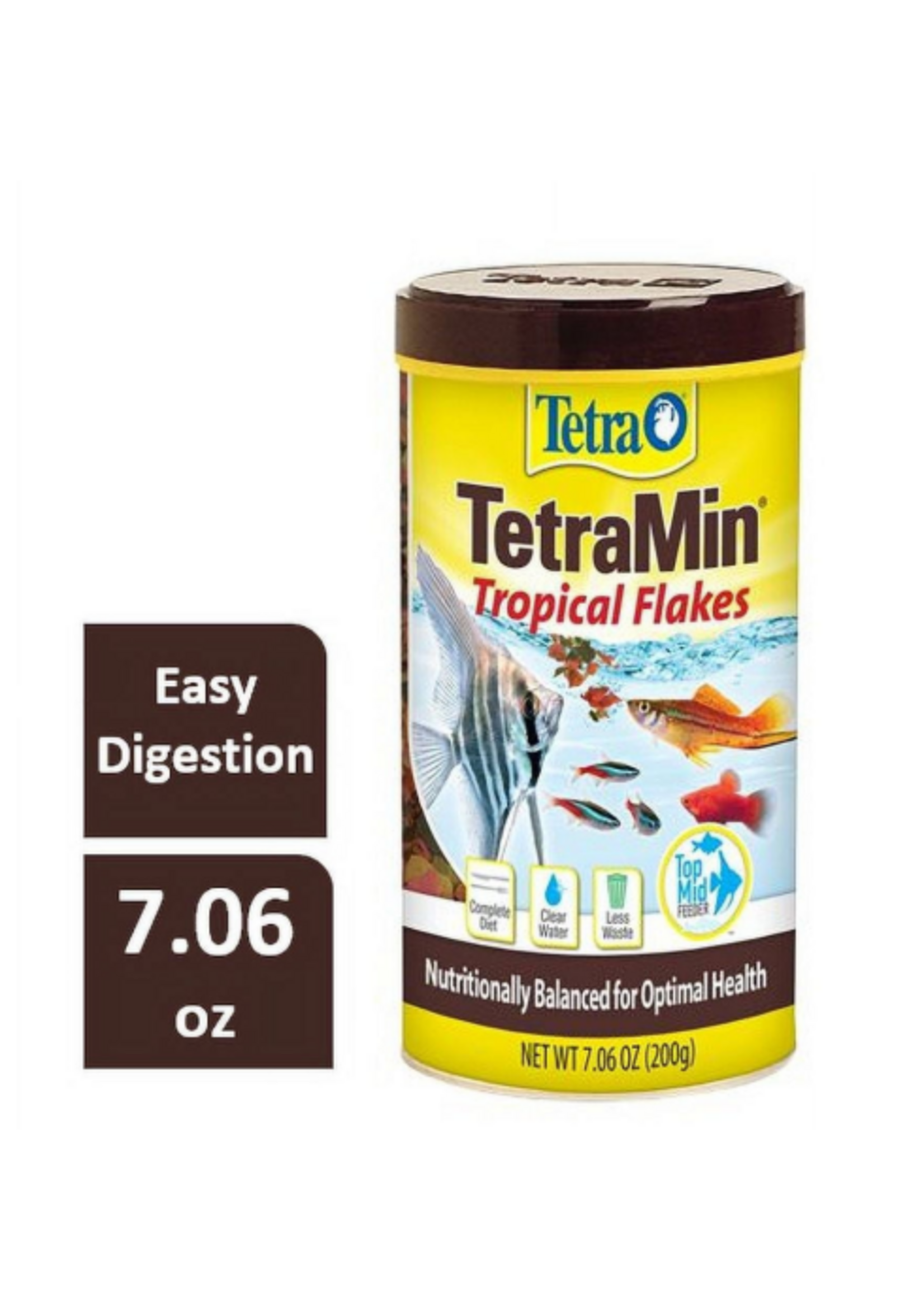 Tetra Tetra TetraMin Tropical Flakes Nutritionally Balanced Fish Food - 7.06 oz.