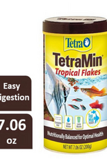 Tetra Tetra TetraMin Tropical Flakes Nutritionally Balanced Fish Food - 7.06 oz.