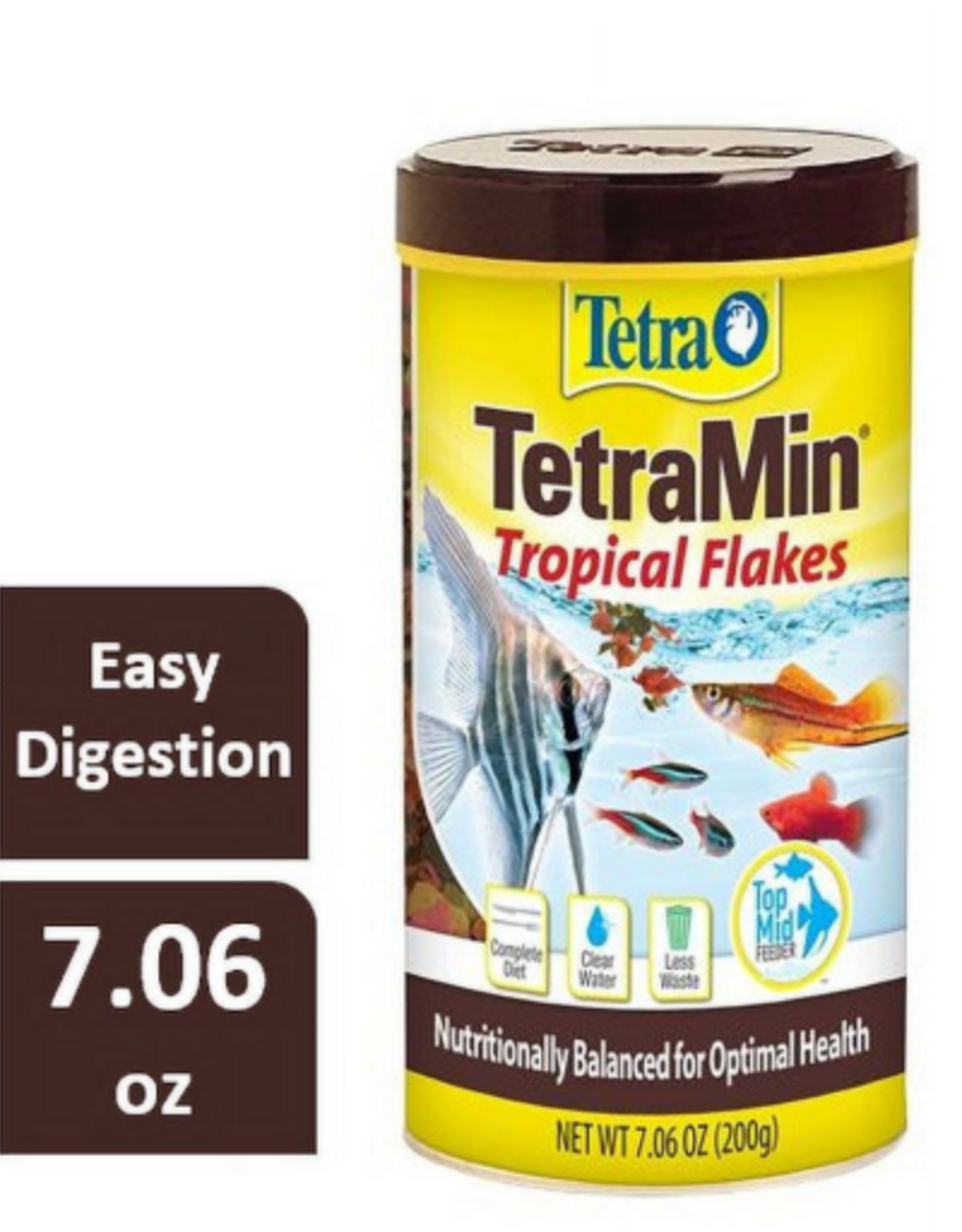 Tetra Tetra TetraMin Tropical Flakes Nutritionally Balanced Fish Food - 7.06 oz.