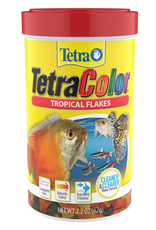 Tetra Tetra Color Tropical Flakes Fish Food  Clear Water Advanced Formula - 2.2 oz.