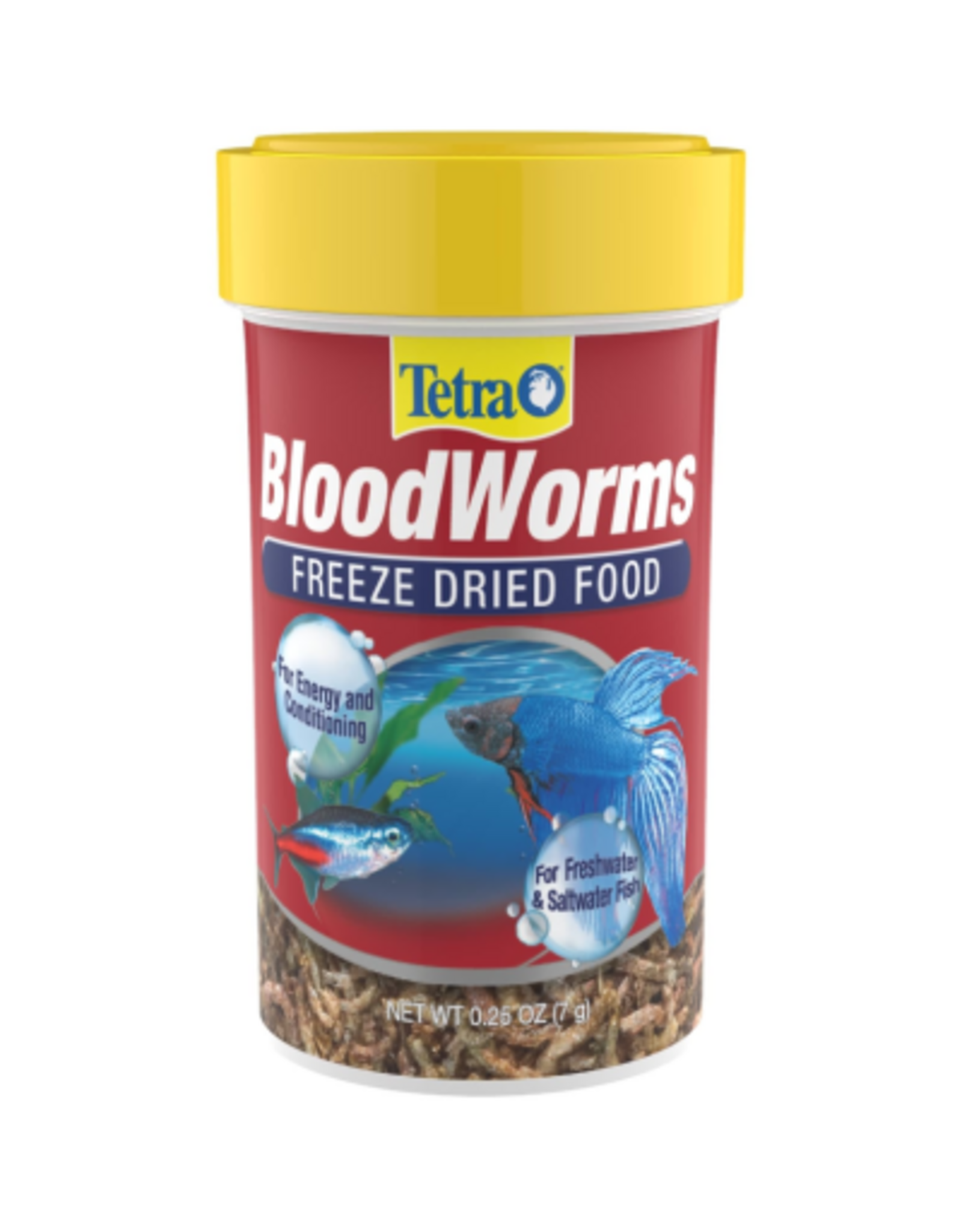 Tetra Tetra Bloodworms Freeze-Dried Fish Food - 0.25 oz