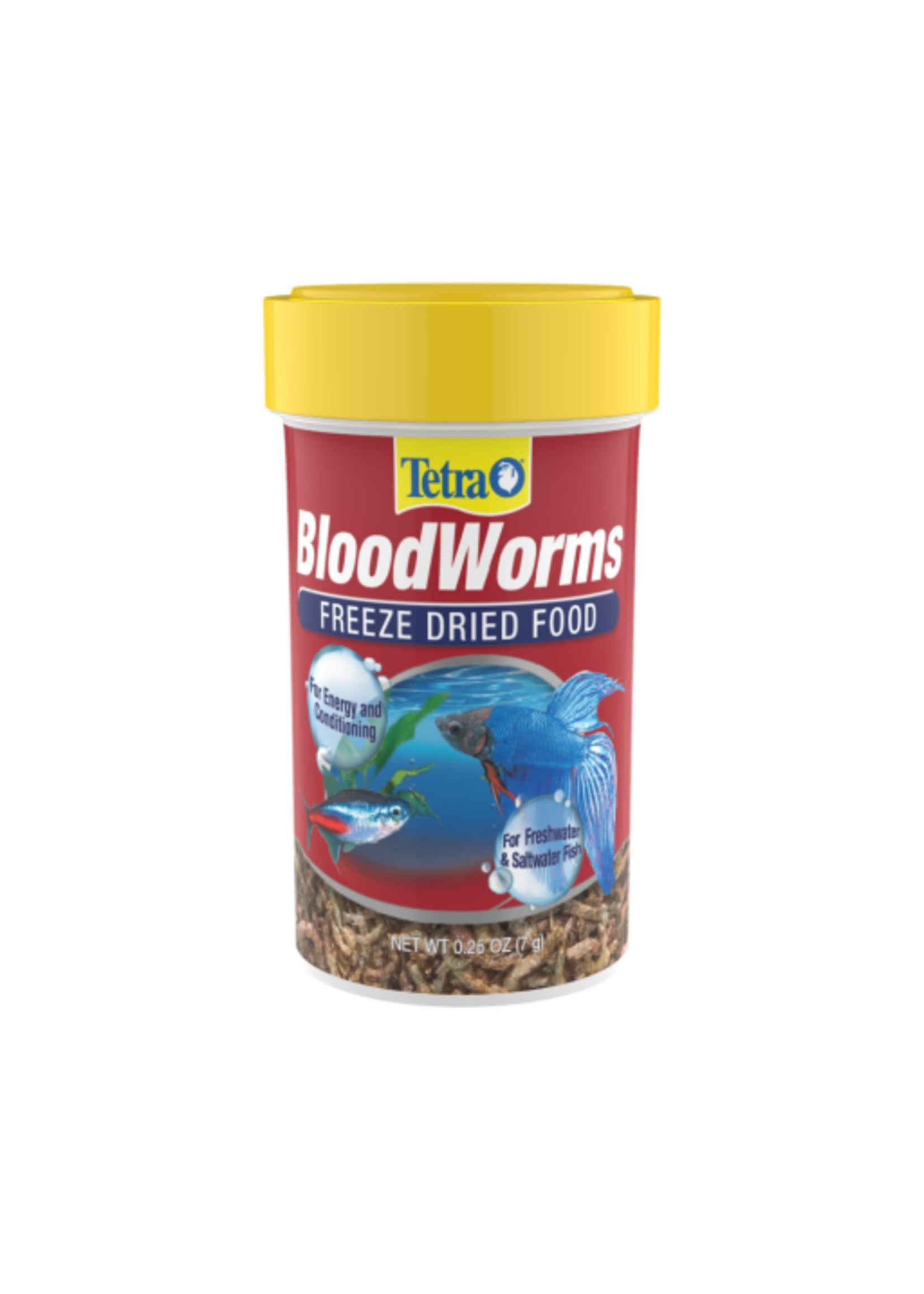 Tetra Tetra Bloodworms Freeze-Dried Fish Food - 0.25 oz