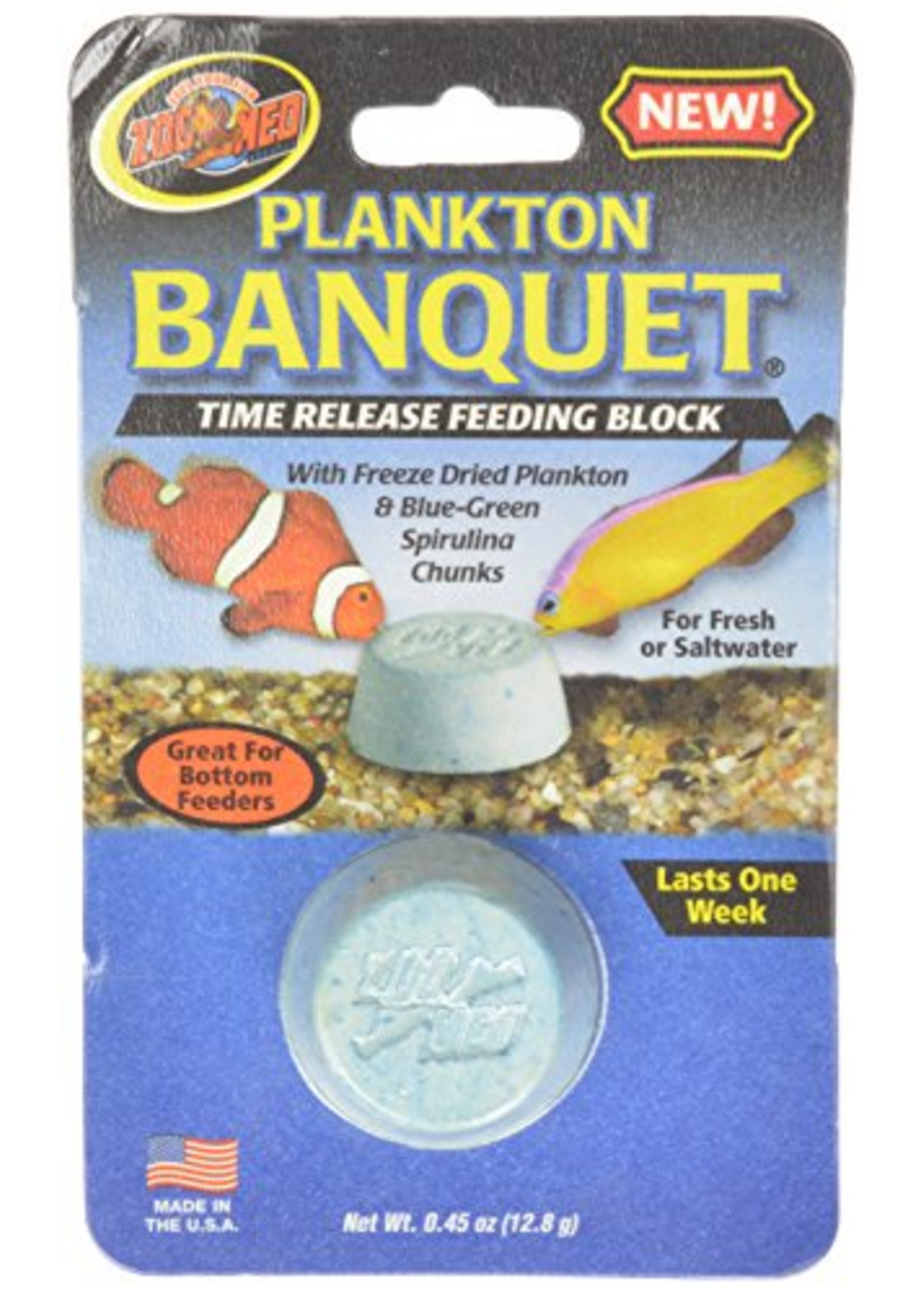 Zoo Med ZOOMED PLANKTON BANQUET FEEDING BLOCK ORIGINAL