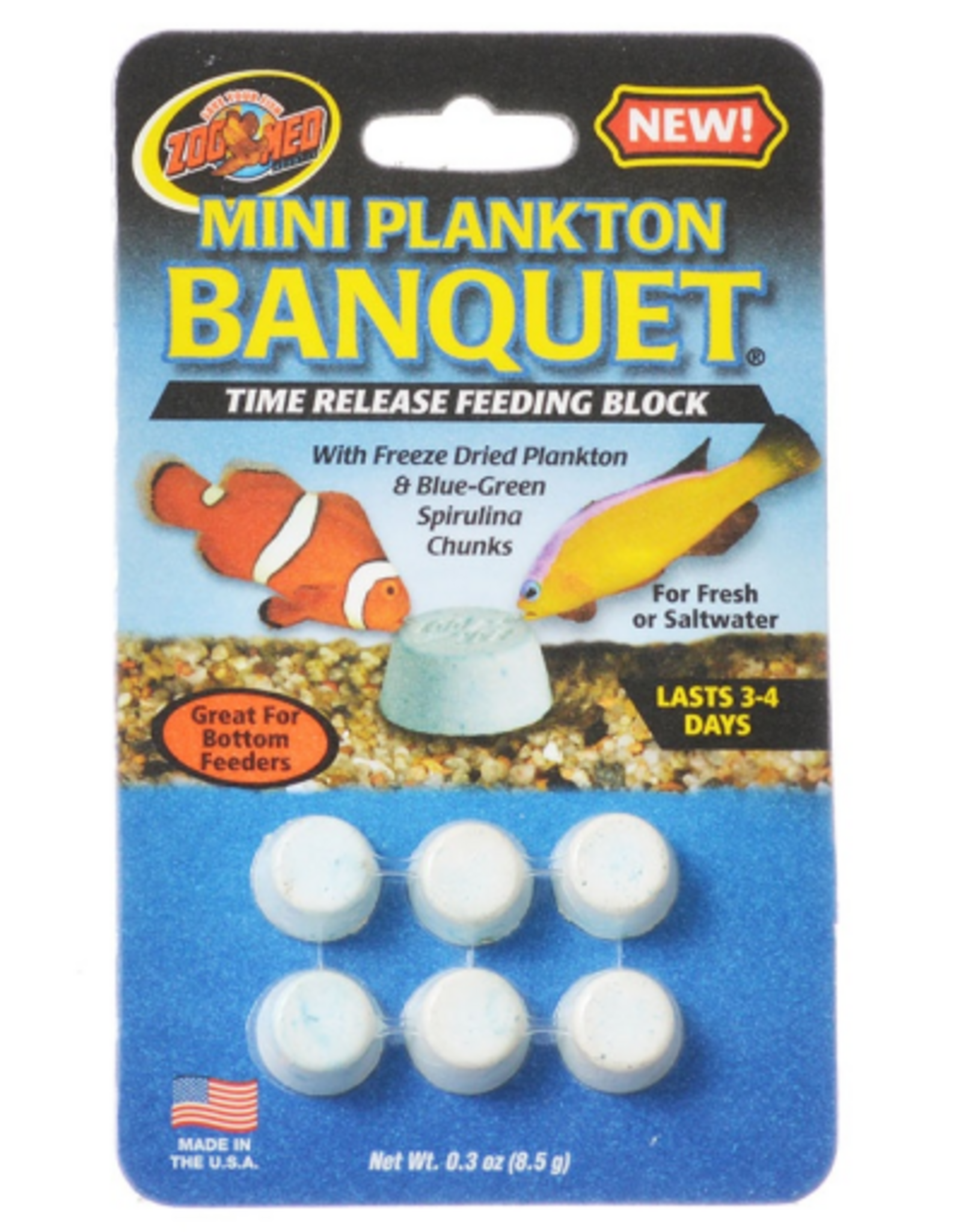 Zoo Med ZOOMED PLANKTON BANQUET FEEDING BLOCK MINI
