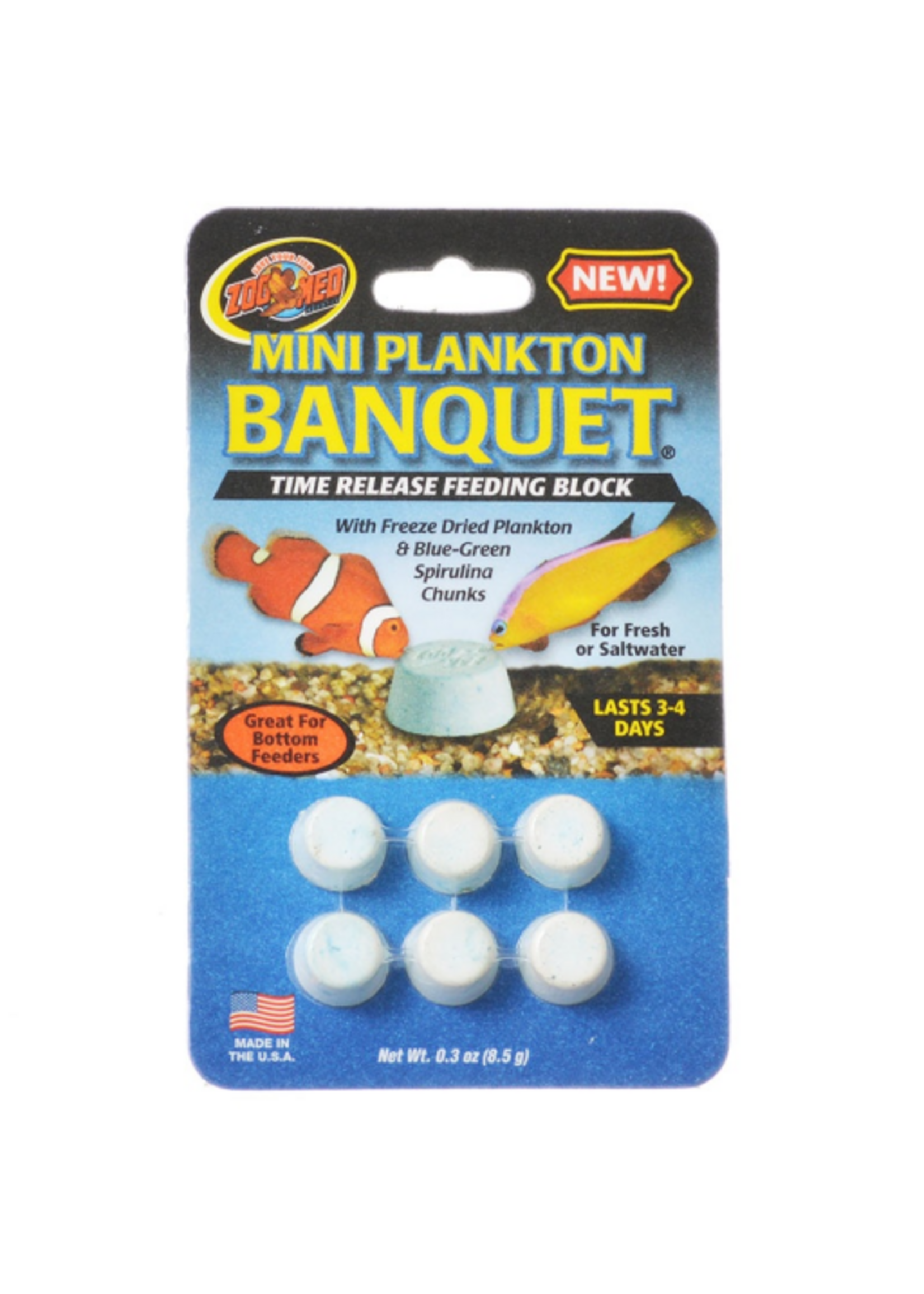 Zoo Med ZOOMED PLANKTON BANQUET FEEDING BLOCK MINI