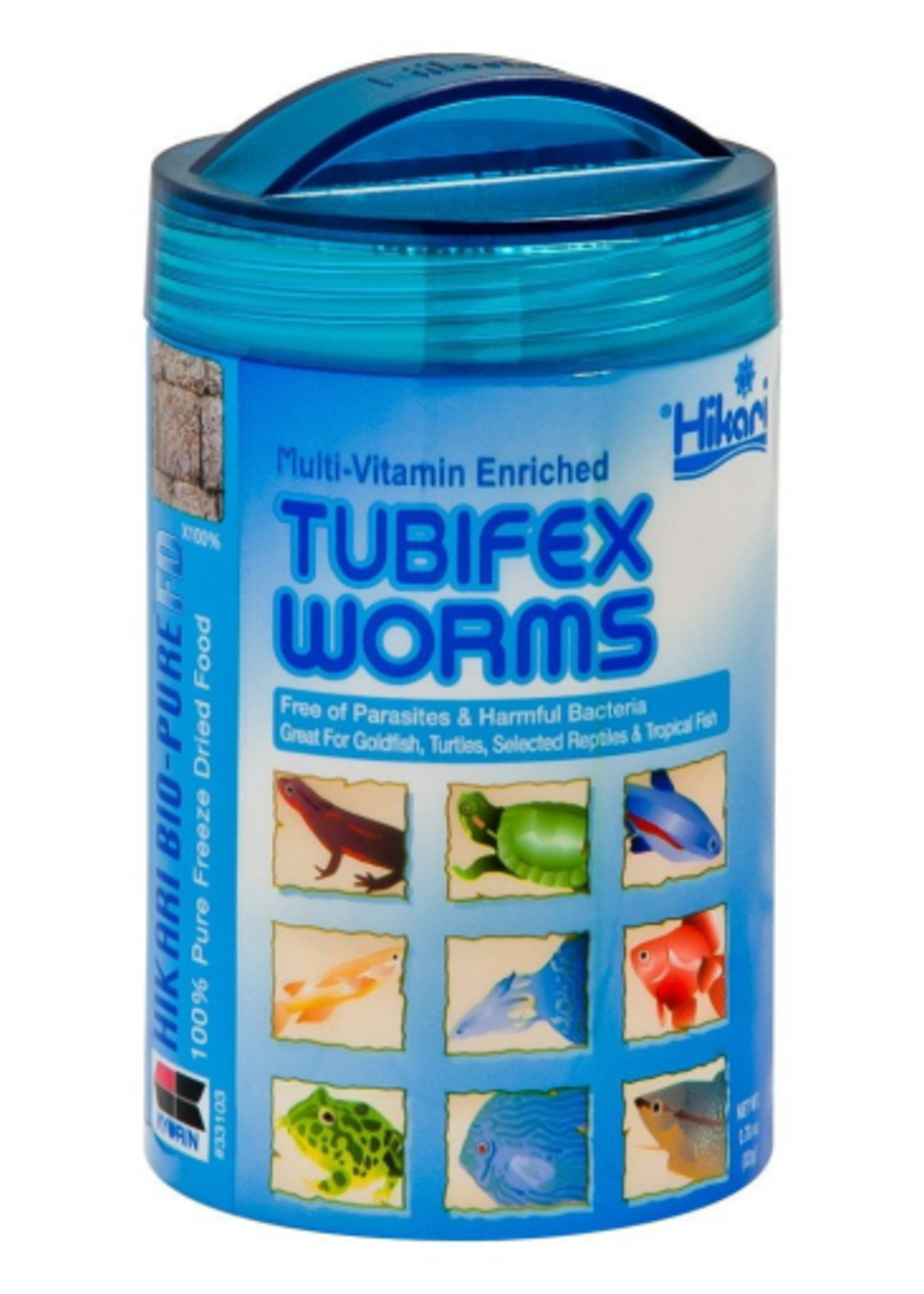 Hikari Hikari Freeze Dried Tubifex Worms - .78 oz