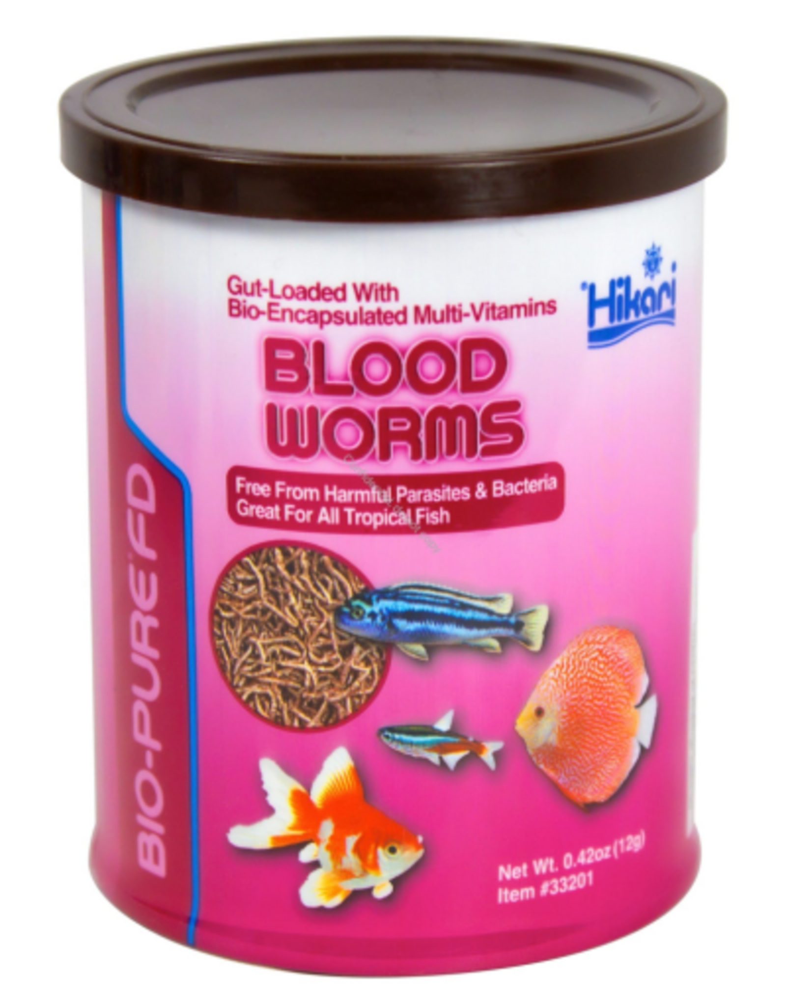 Hikari Hikari Bio-Pure Freeze Dried Blood Worms 0.42 oz
