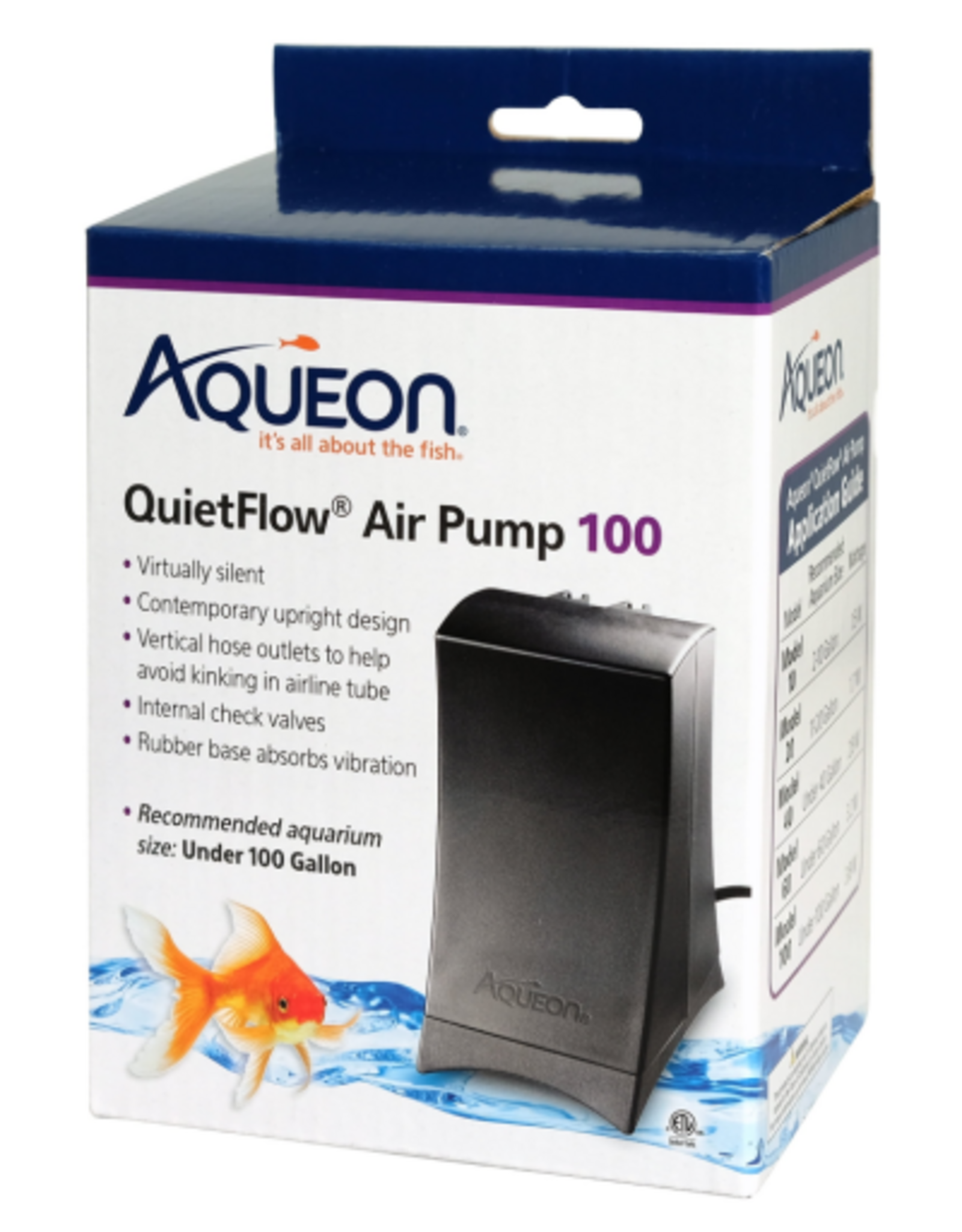 Aqueon Aqueon QuietFlow Air Pump Black 100