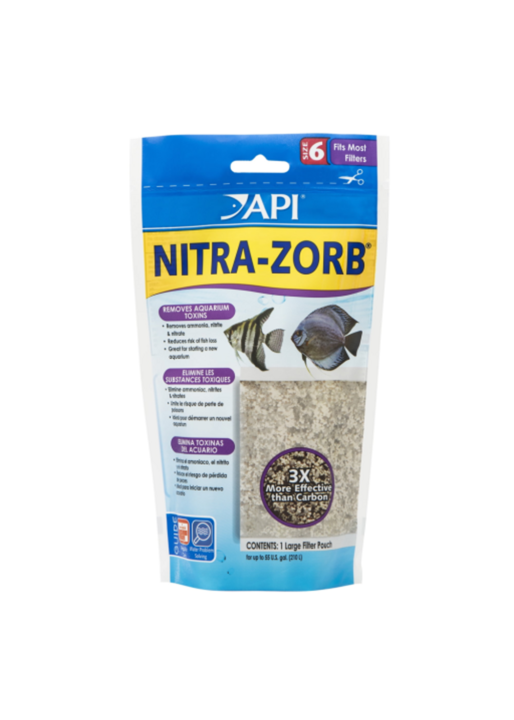 API API Nitra-Zorb Size 6  Aquarium Canister Filter Filtration Pouch  1-Count