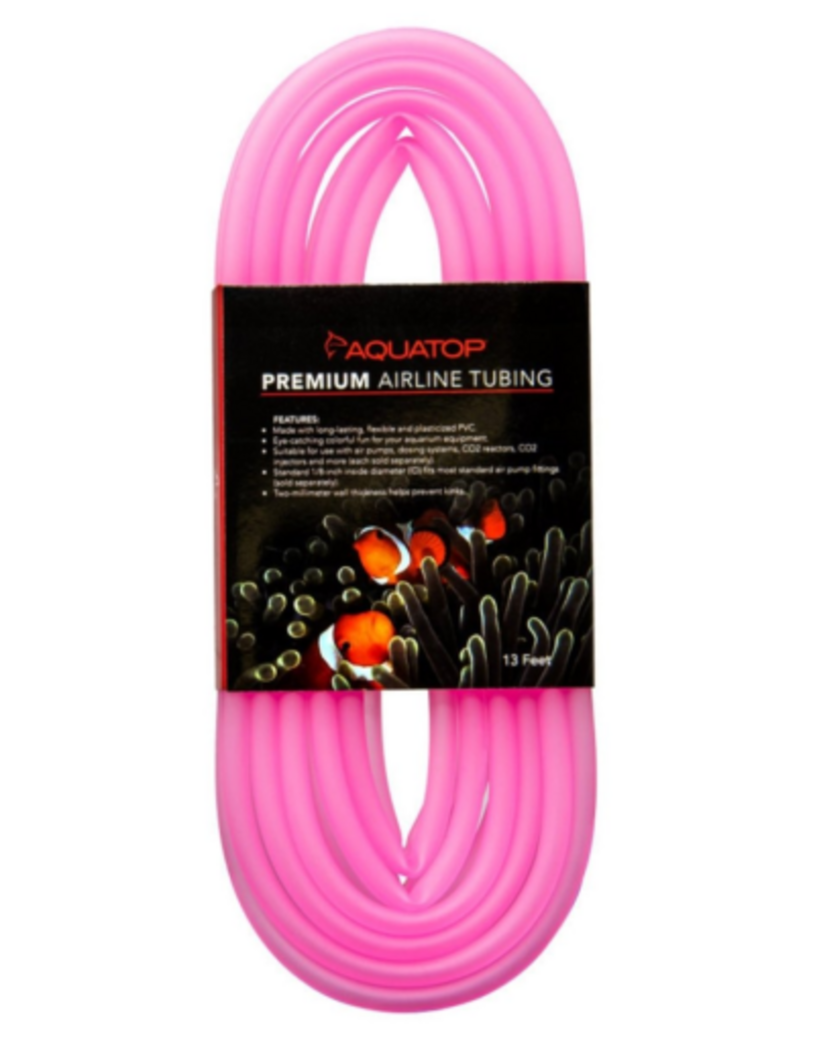 Aquatop Aquatop Airline Tubing for Aquarium, Pink - 13 ft.