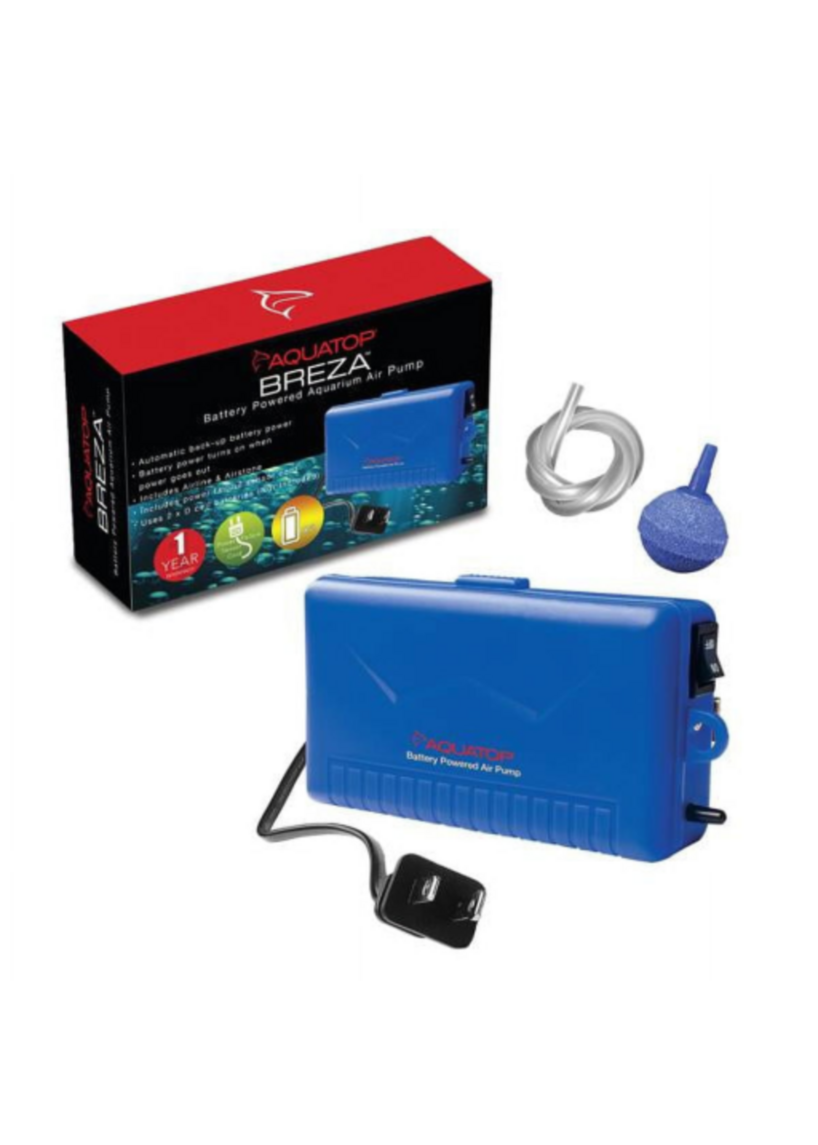Aquatop Aquatop AC-DC-ONE BREZA Battery Operated Air Pump with Power Failure Sensor