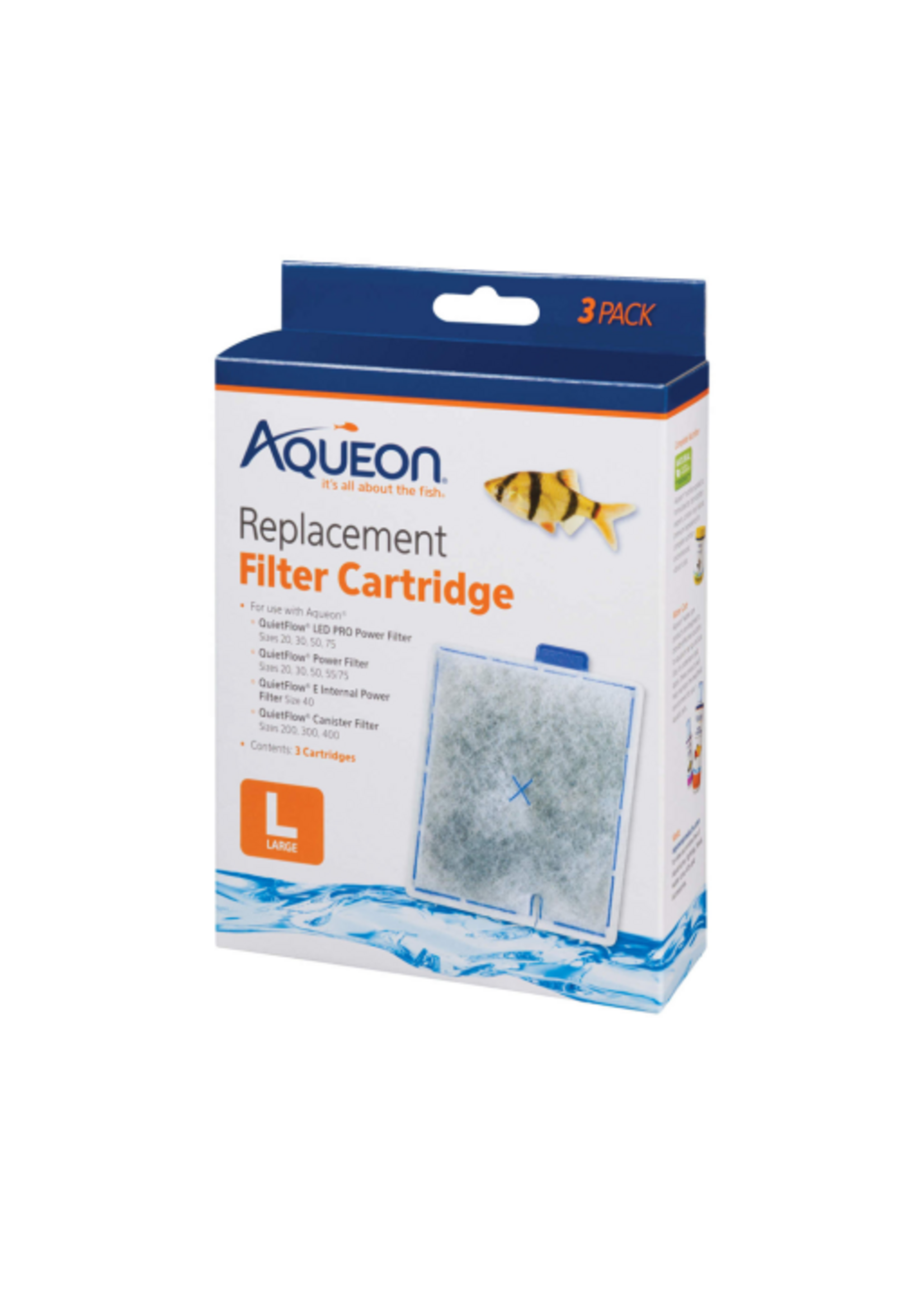 Aqueon Aqueon Replacement Filter Cartridges Large - 3 pack