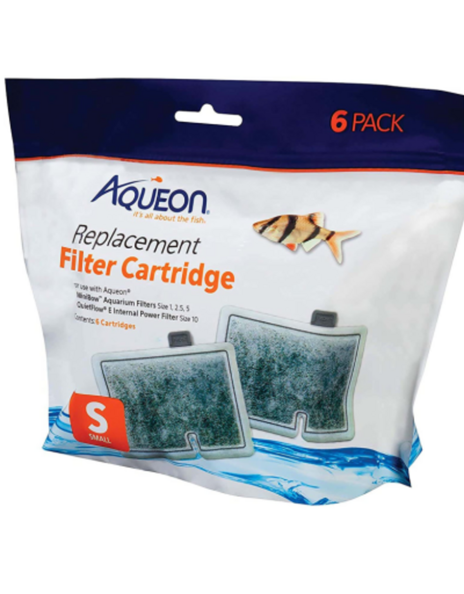 Aqueon Aqueon Replacement Filter Cartridges Small - 6 pack