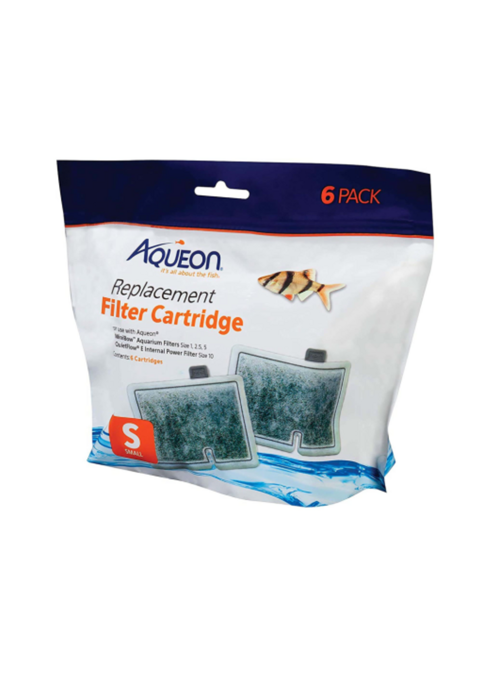 Aqueon Aqueon Replacement Filter Cartridges Small - 6 pack