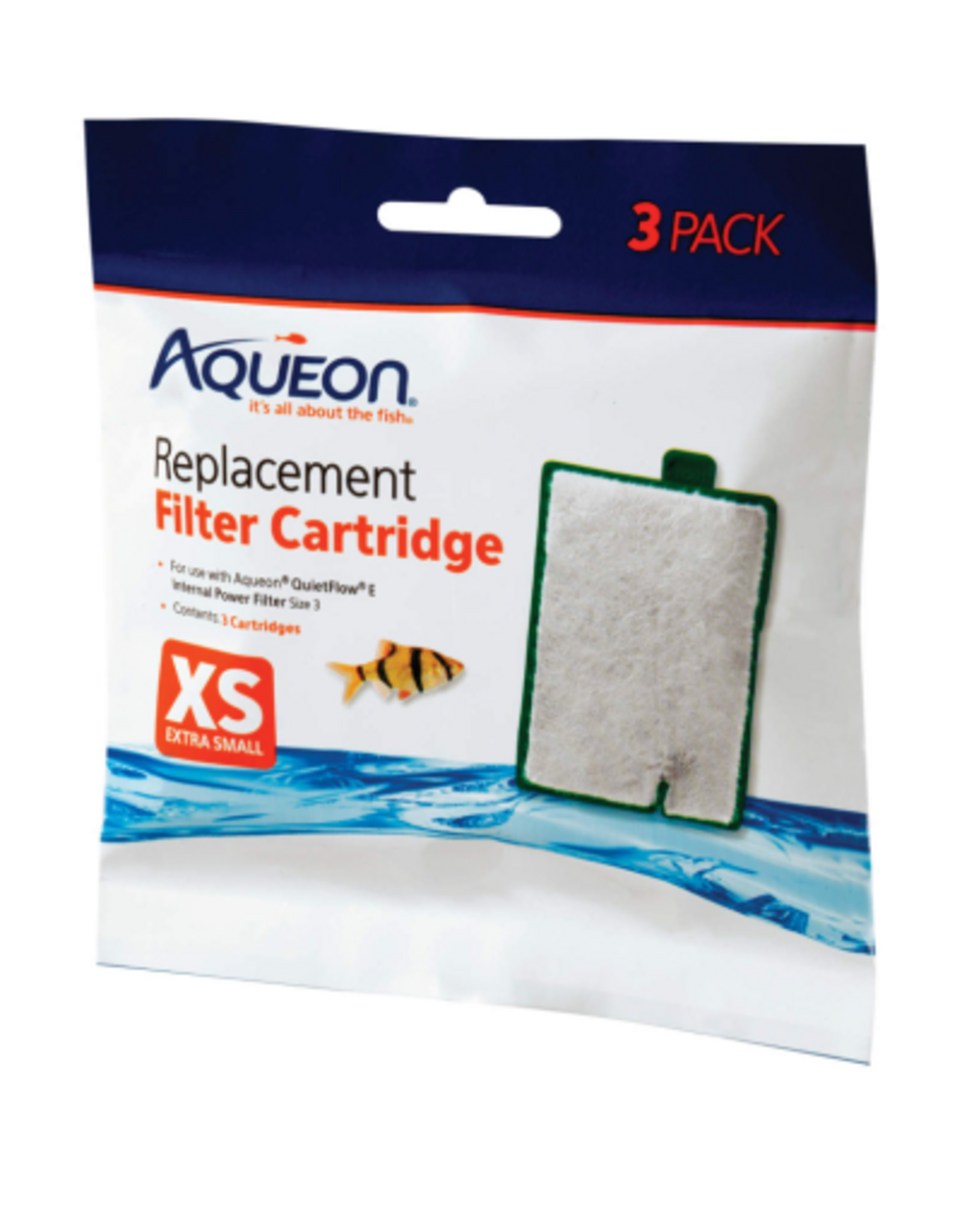 Aqueon Aqueon Replacement Filter Cartridges for E Internal Power Filter - X-Small, 3 Pack
