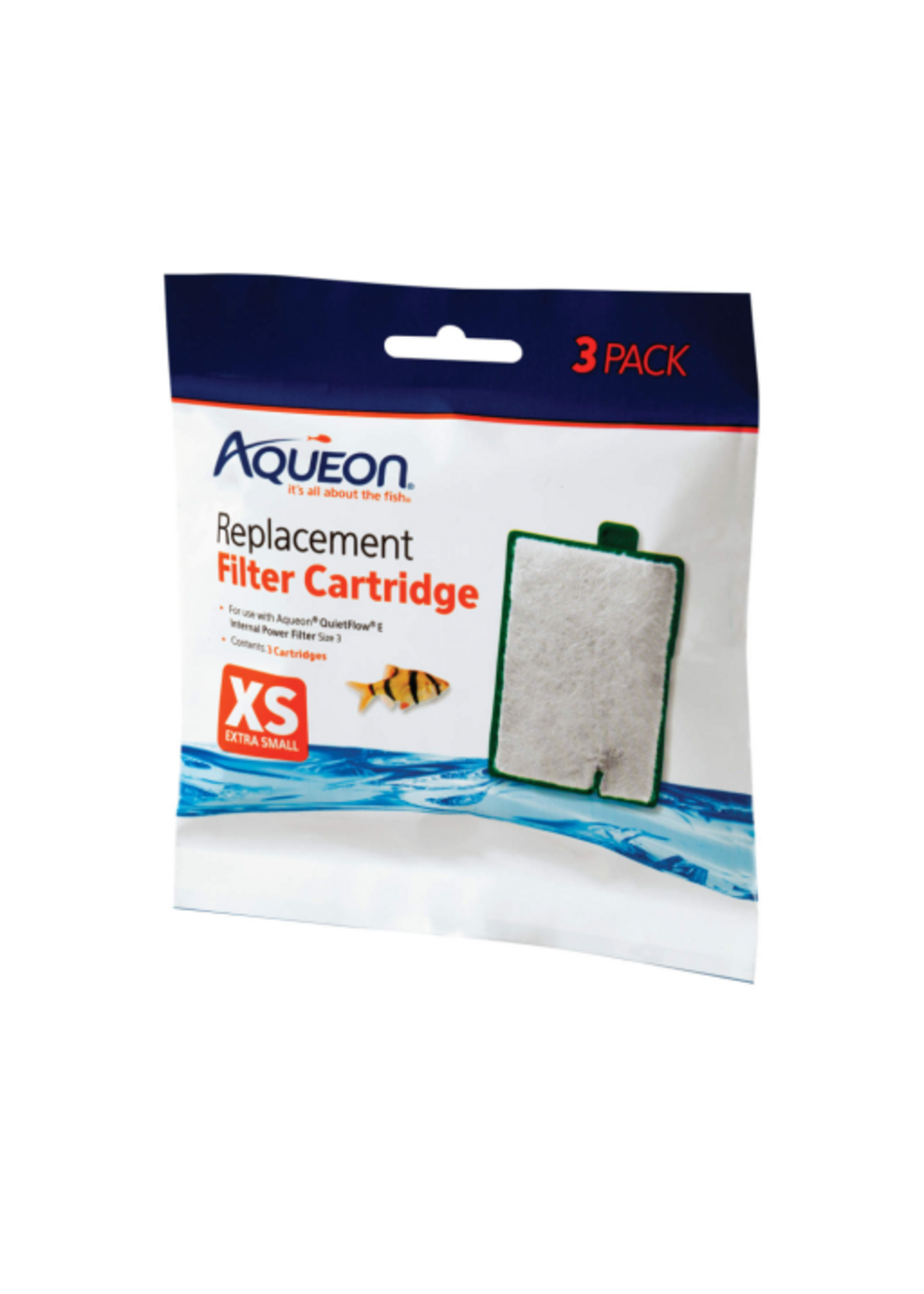 Aqueon Aqueon Replacement Filter Cartridges for E Internal Power Filter - X-Small, 3 Pack