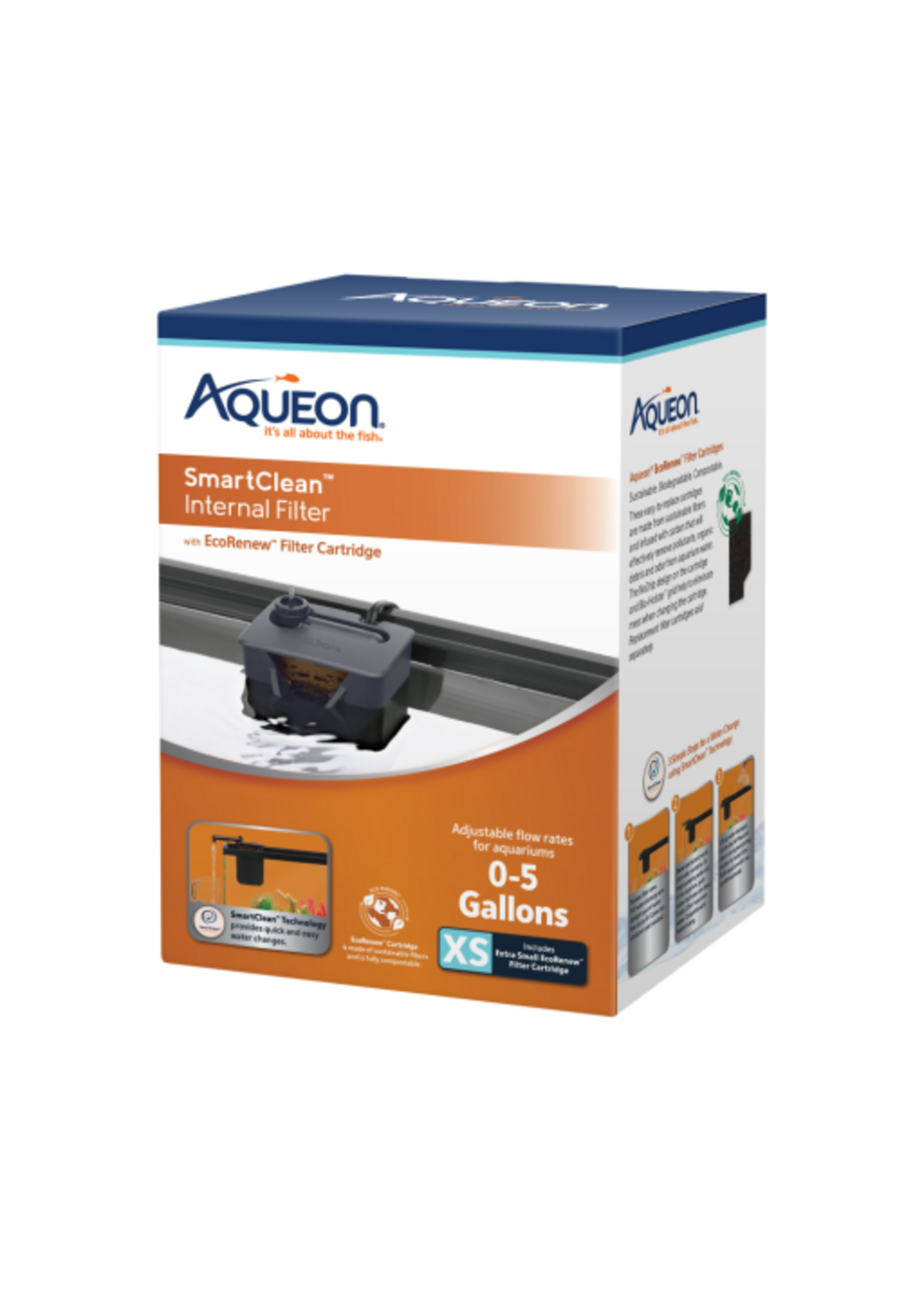 Aqueon Aqueon QuietFlow SmartClean Internal Power Filter 5 Gallons