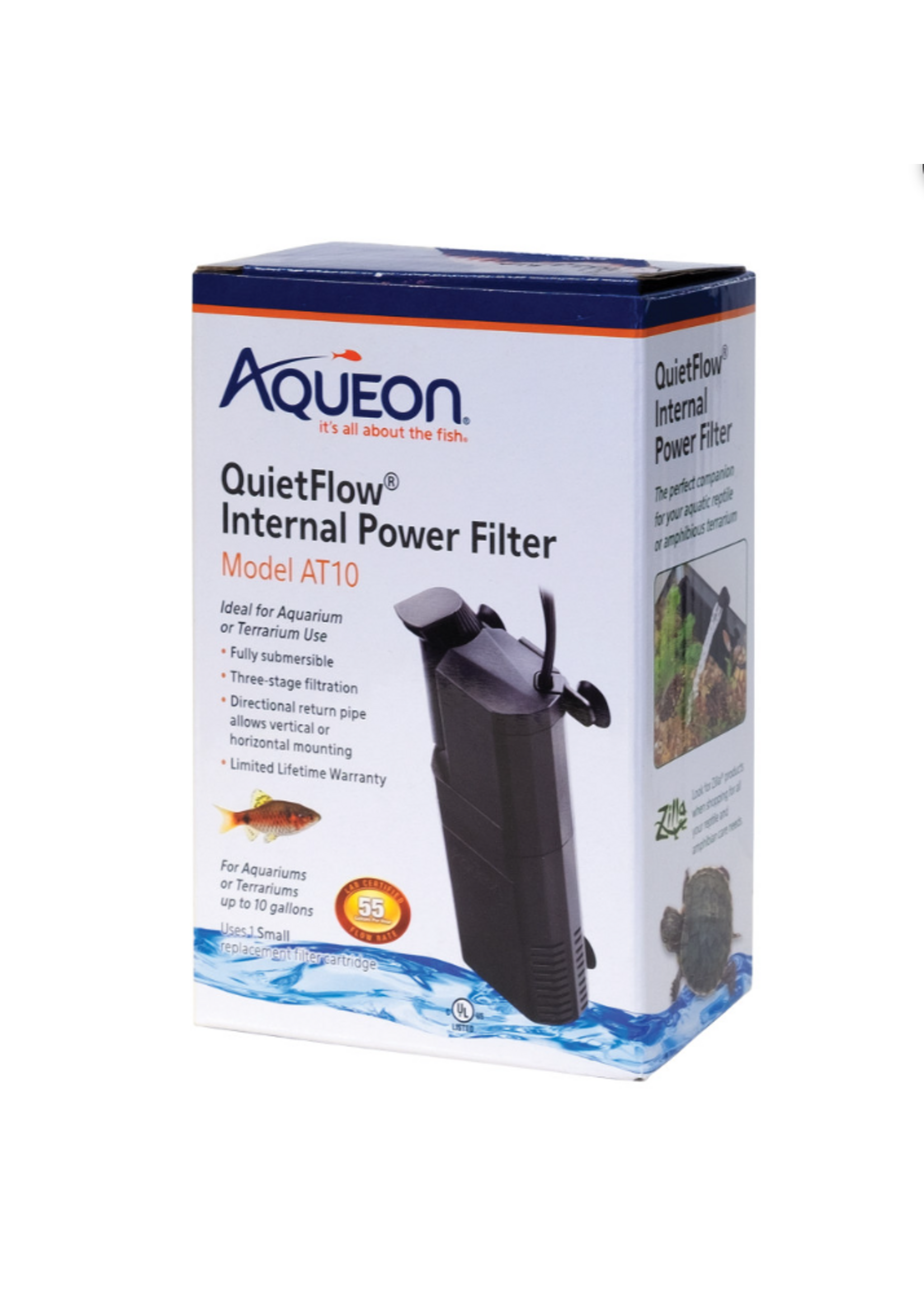 Aqueon Aqueon Submersible Internal Aquarium Filter  AT10 Gallons
