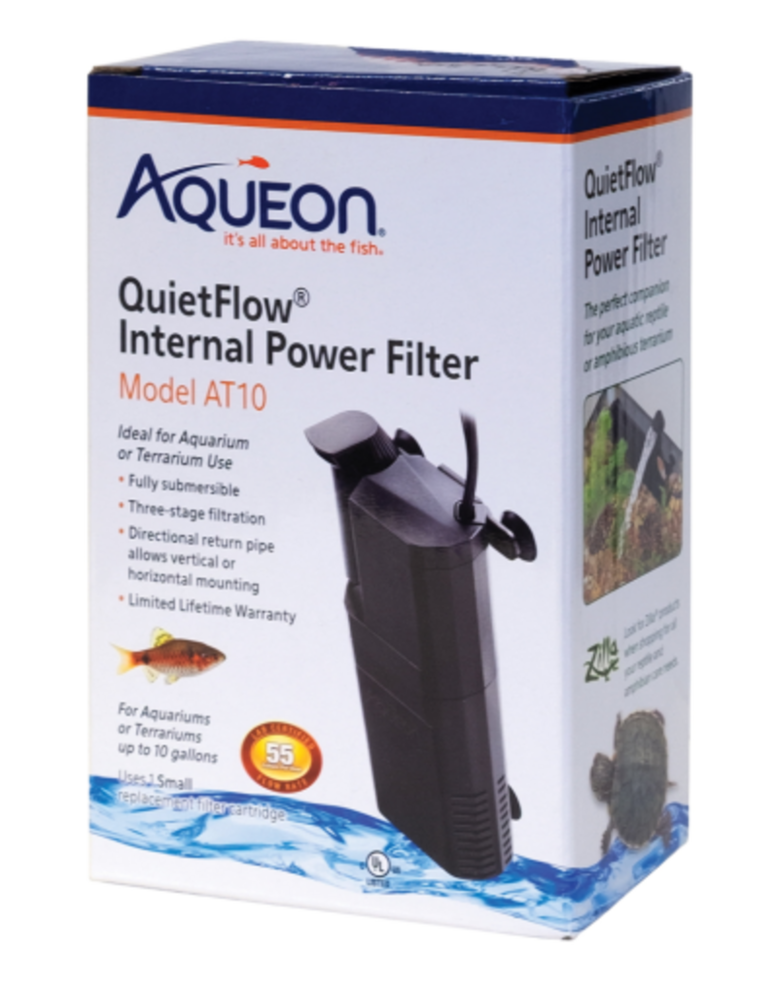 Aqueon Aqueon Submersible Internal Aquarium Filter  AT10 Gallons