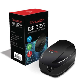 Aquatop Aquatop Breza Aquarium Air Pump Single Outlet  Super Quiet  up to 20 Gal Fish Tank  AP-20