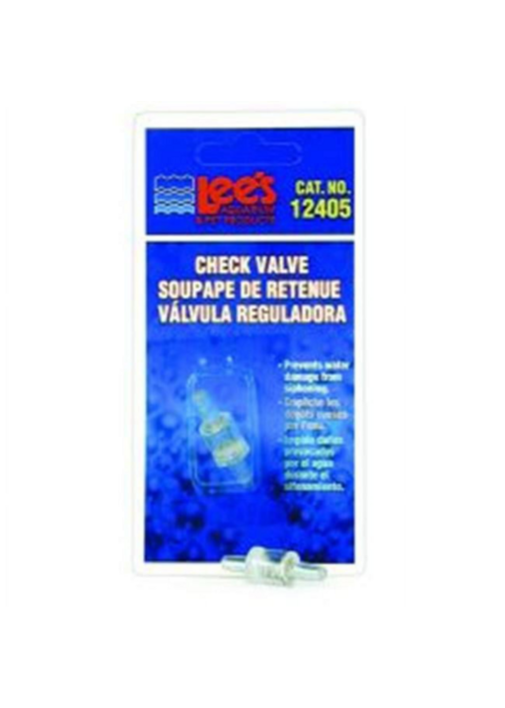Lee's Aquarium & Pets Lee's Check Valve Spring Loaded for Aquarium Airline Tubing