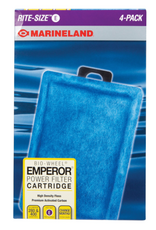 Marineland Marineland Emperor Bio-Wheel Replacement Power Filter Cartridges 4 Count  for Aquarium Filtration  Rite-Size E