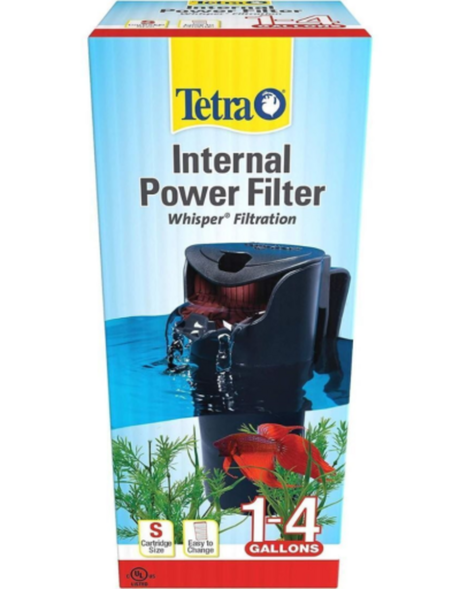Tetra Tetra Whisper Internal Power Filter for Aquariums 1 to 4 Gallons