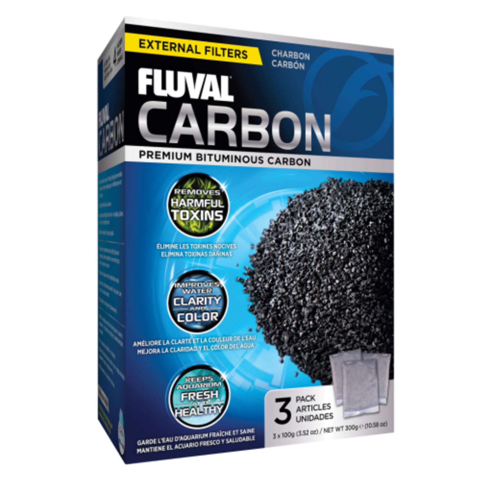 FLUVAL CARBON 3PK