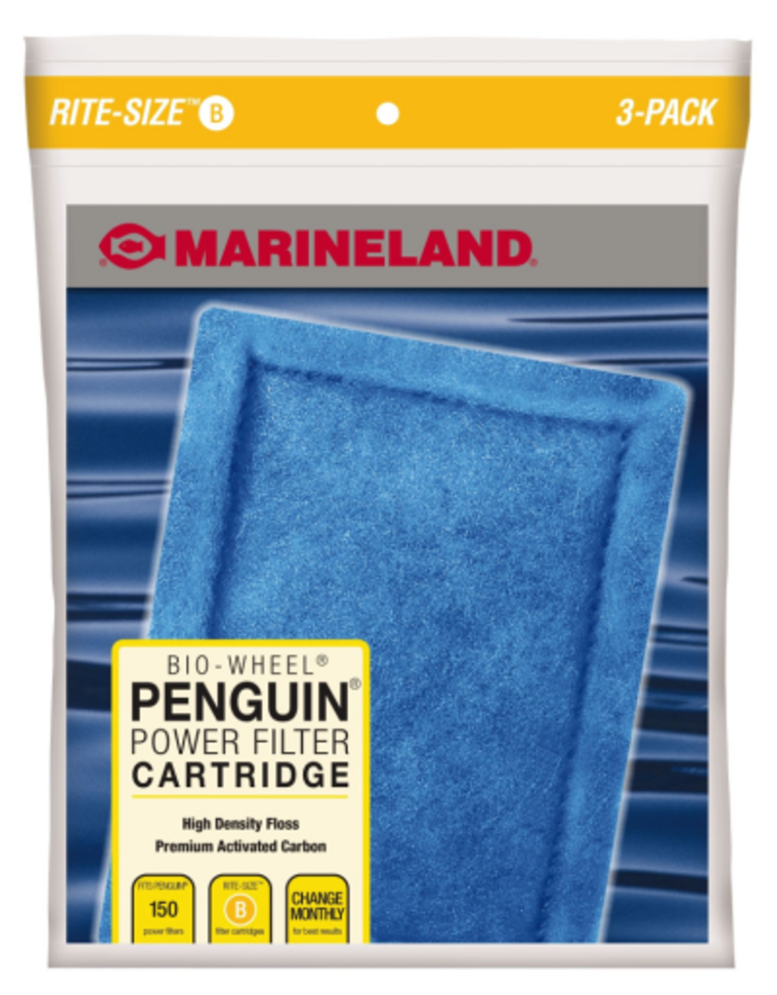 Marineland Marineland Penguin Bio-Wheel Power Filter Cartridges  Rite-Size B 3 Count
