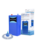 Penn-Plax Penn-Plax Silent-Air Aquarium Air Pump with Battery Backup – Blue – Small and Portable