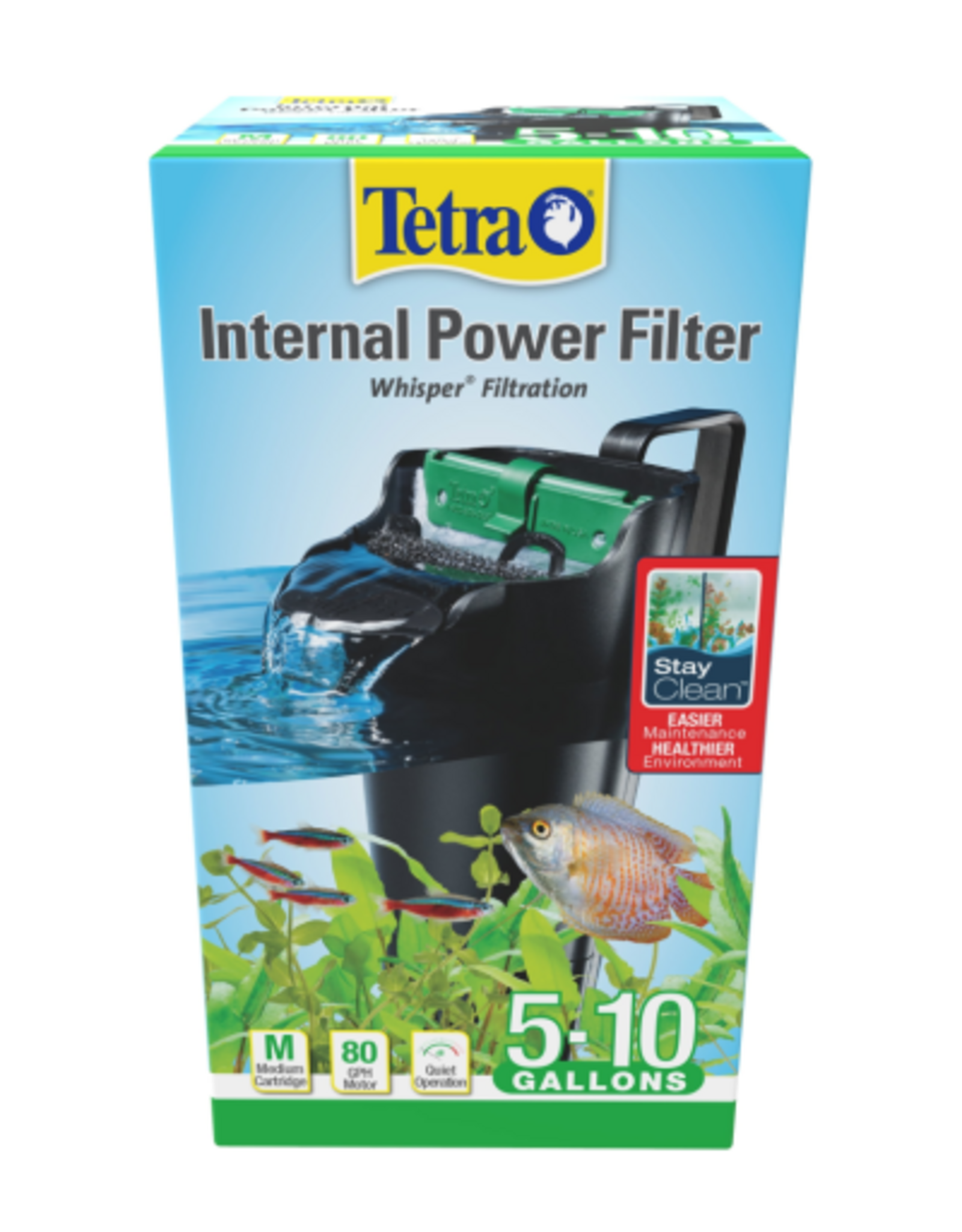 Tetra Tetra Whisper Internal Power Filter for Aquariums 5 to 10 Gallons