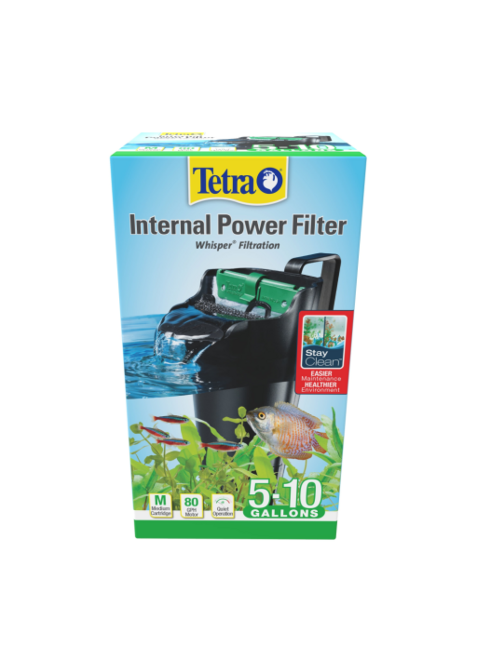 Tetra Tetra Whisper Internal Power Filter for Aquariums 5 to 10 Gallons