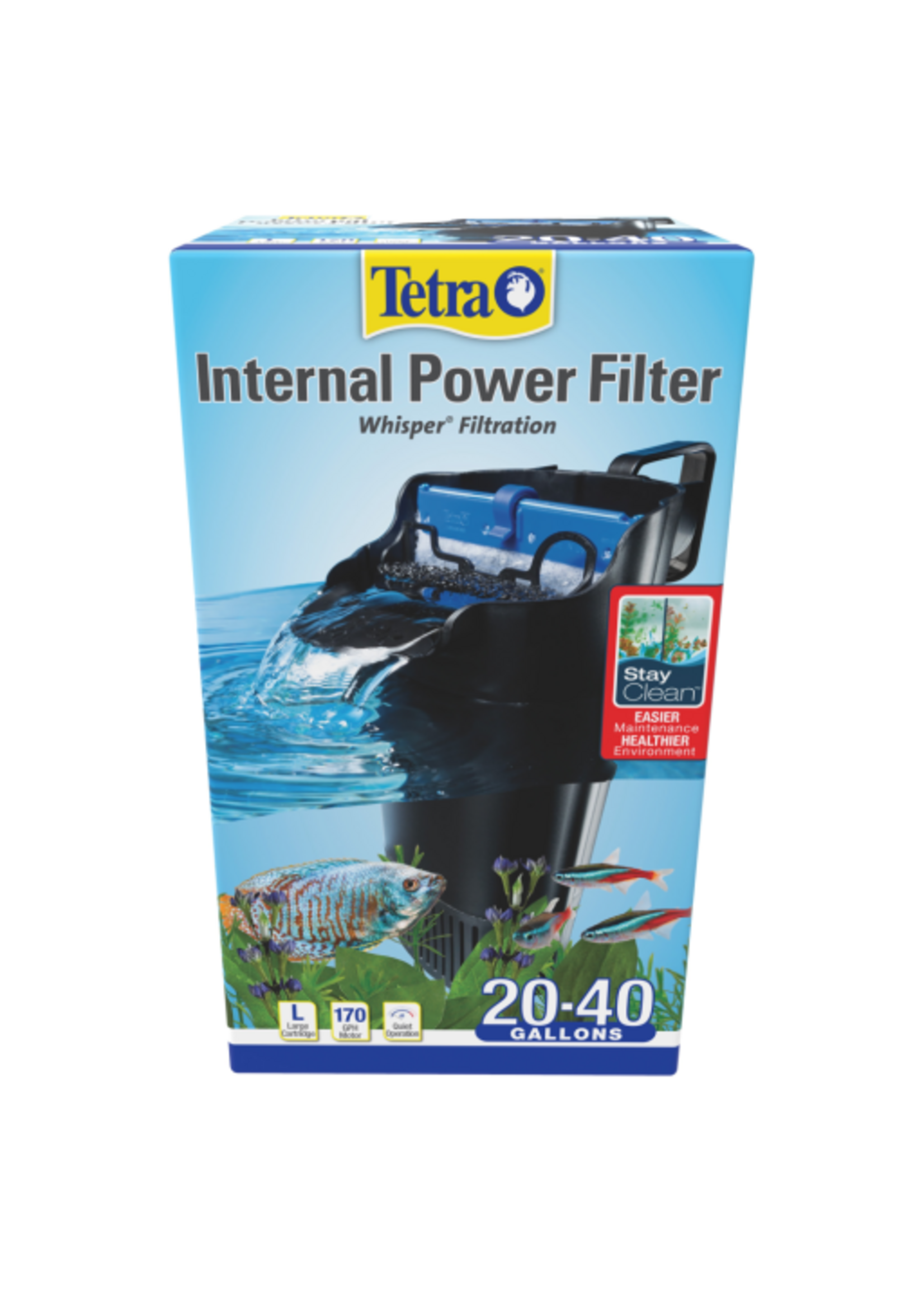 Tetra Tetra Whisper Internal Power Filter for Aquariums 20 to 40 Gallons