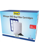 Tetra Tetra Whisper Bio-Bag Disposable Filter Cartridges for Aquariums Large  12 Count