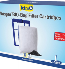 Tetra Tetra Whisper Bio-Bag Disposable Filter Cartridges for Aquariums Large  12 Count