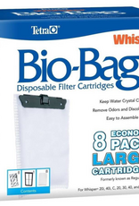Tetra Tetra Whisper Bio-Bag Disposable Filter Cartridges 8 Count  for Aquariums  Large  Unassembled