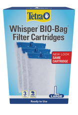 Tetra Tetra Whisper Bio-Bag Ready-to-Use Disposable Filter Cartridges for Aquariums  Large  3 Count