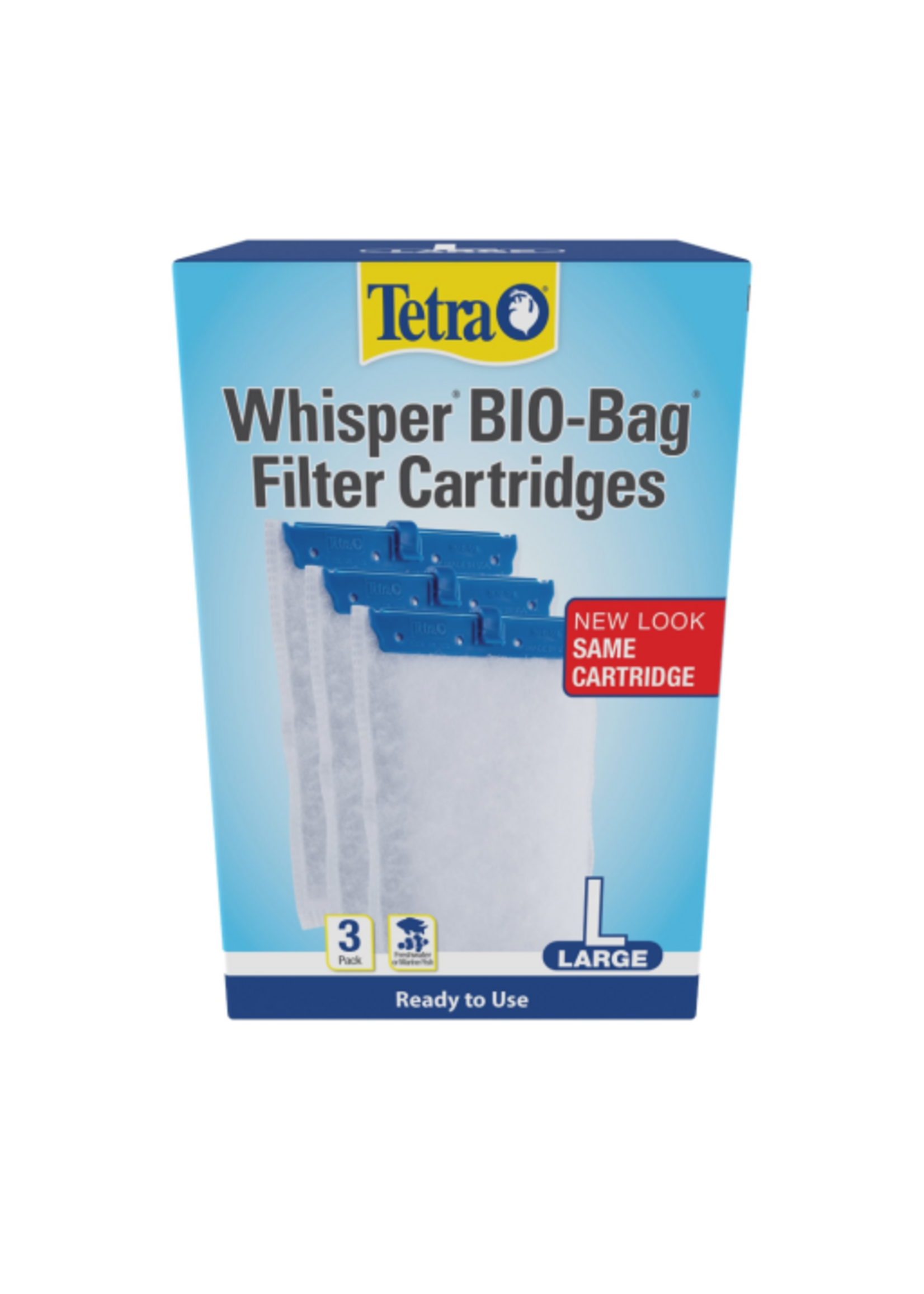 Tetra Tetra Whisper Bio-Bag Ready-to-Use Disposable Filter Cartridges for Aquariums  Large  3 Count