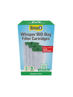 Tetra Tetra Whisper Bio-Bag Disposable Filter Cartridges 3 Count  For Aquariums  Medium