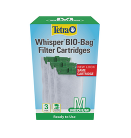 Tetra Tetra Whisper Bio-Bag Disposable Filter Cartridges 3 Count  For Aquariums  Medium
