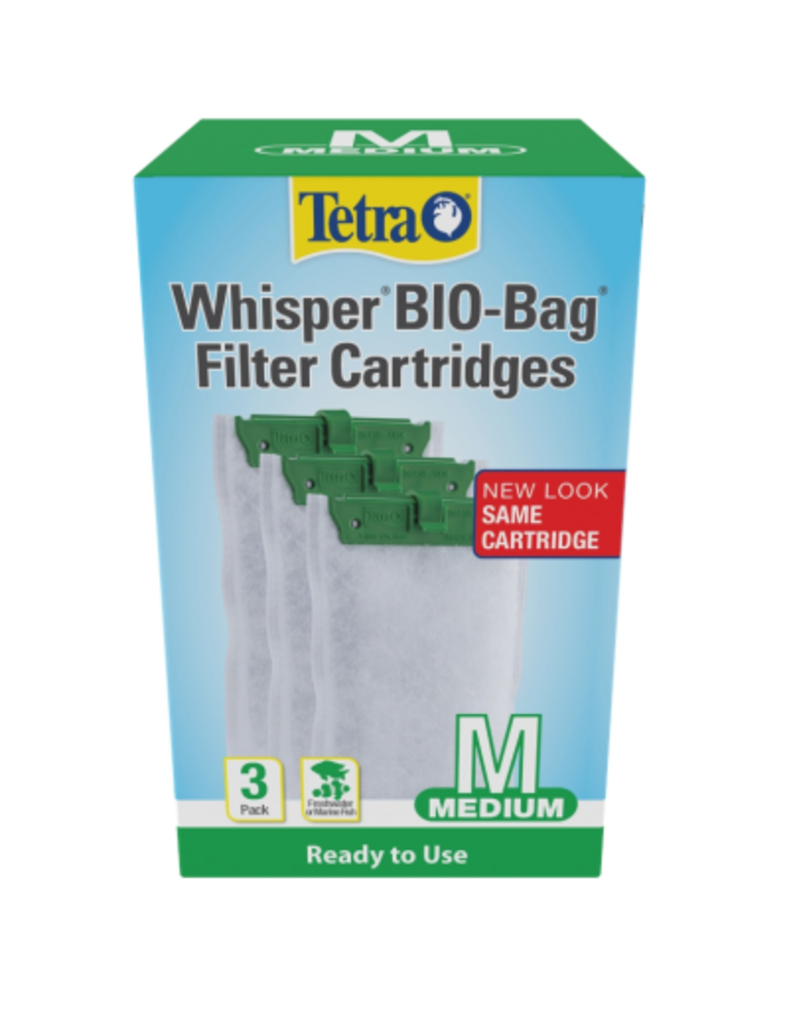 Tetra Tetra Whisper Bio-Bag Disposable Filter Cartridges 3 Count  For Aquariums  Medium